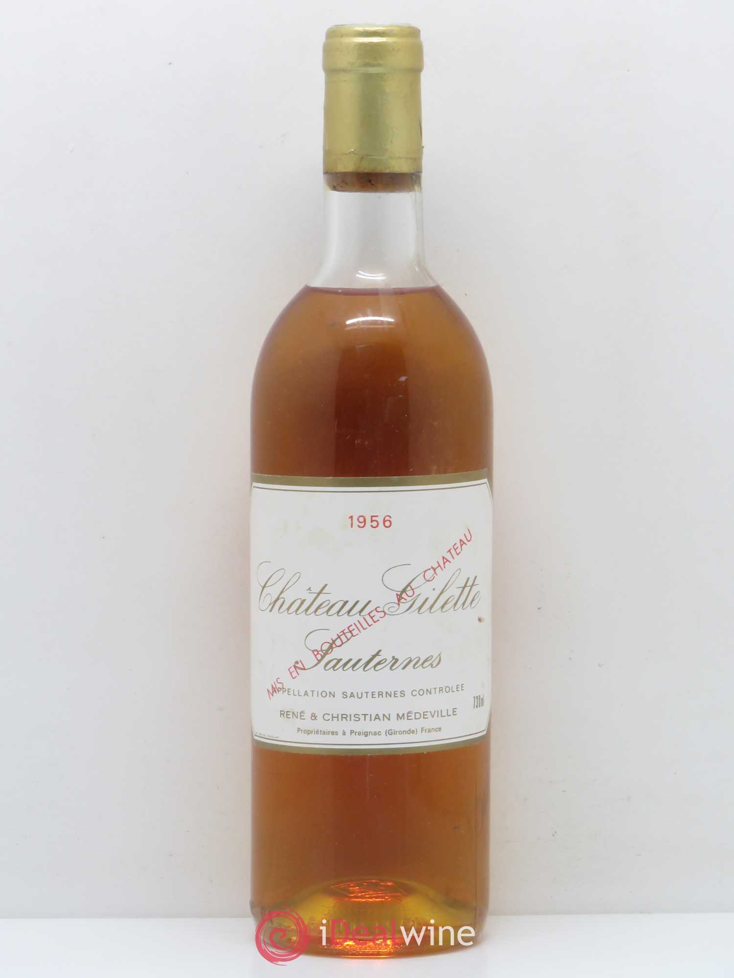 Château Gilette 1956 - Lotto di 1 bottiglia - 0