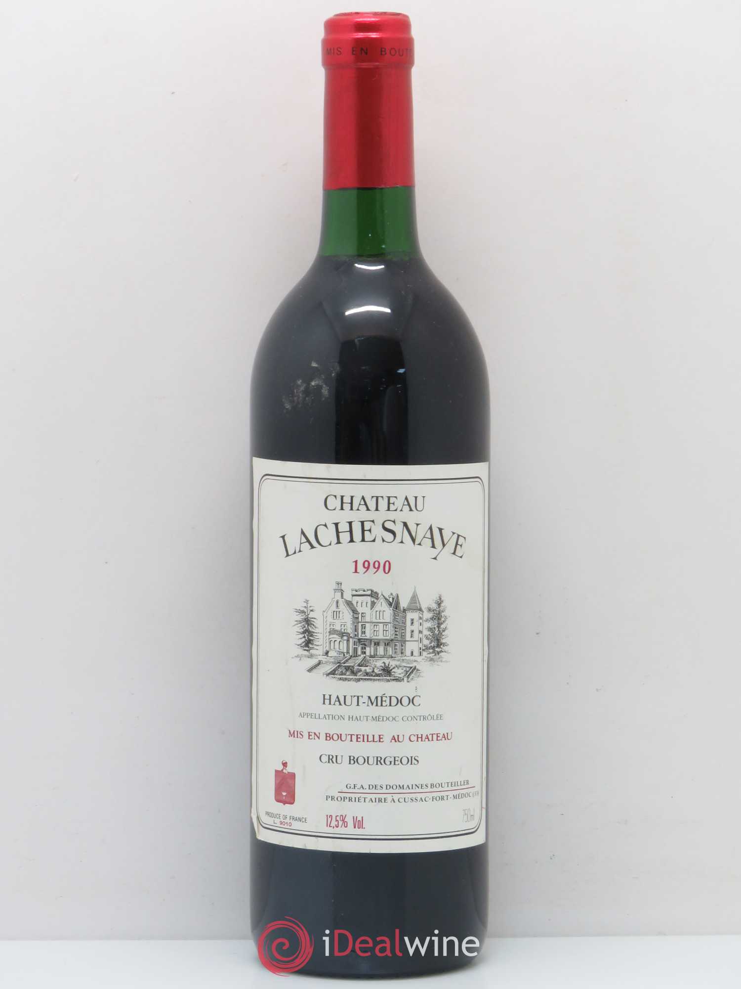 Château Lachesnaye Cru Bourgeois 1990 - Lot de 1 bouteille - 0