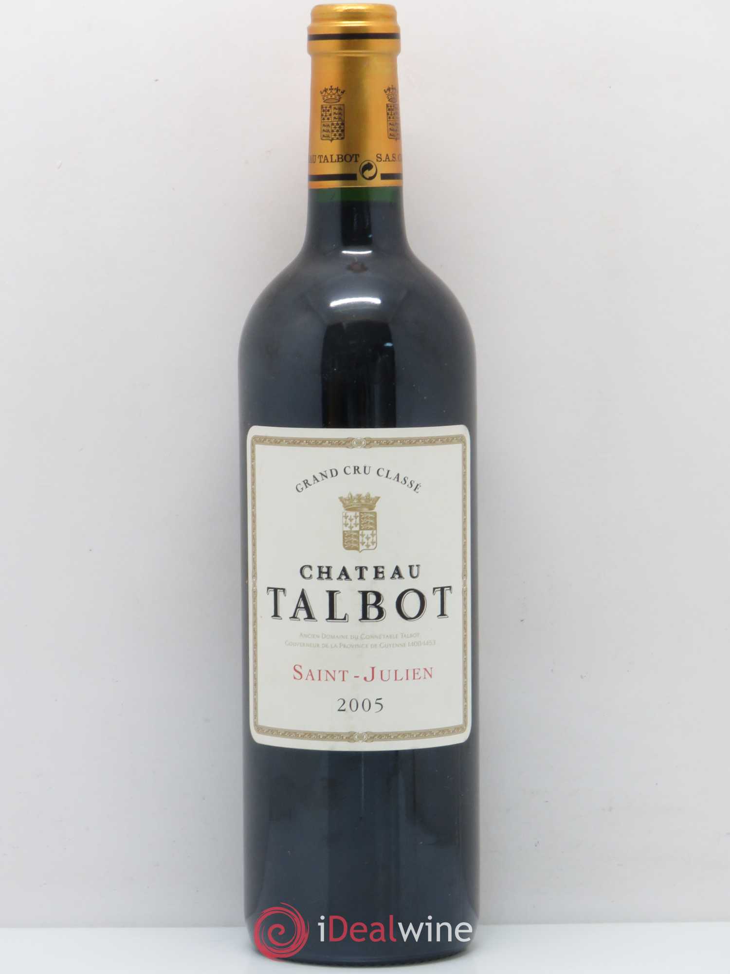 Château Talbot 4ème Grand Cru Classé 2005 - Lot de 1 bouteille - 0