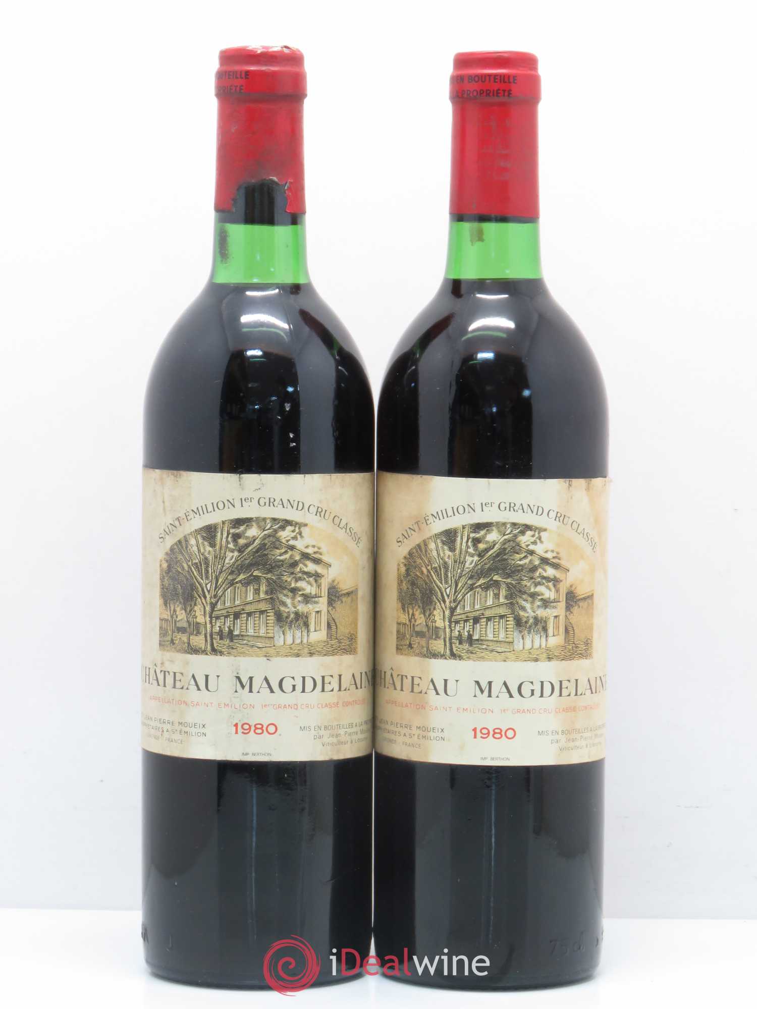 Château Magdelaine 1980 - Lot of 2 bottles - 0