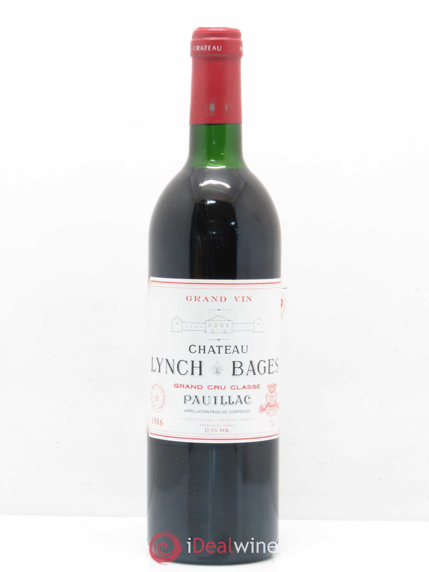 Château Lynch Bages 5ème Grand Cru Classé 1986 - Lot de 1 bouteille - 0
