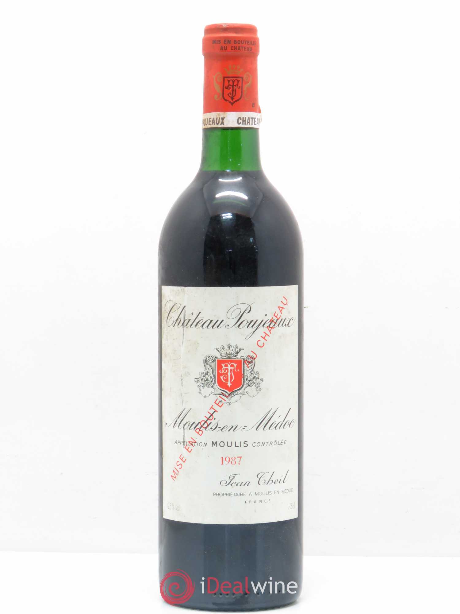 Château Poujeaux (sans prix de réserve) 1987 - Lot de 1 bouteille - 0