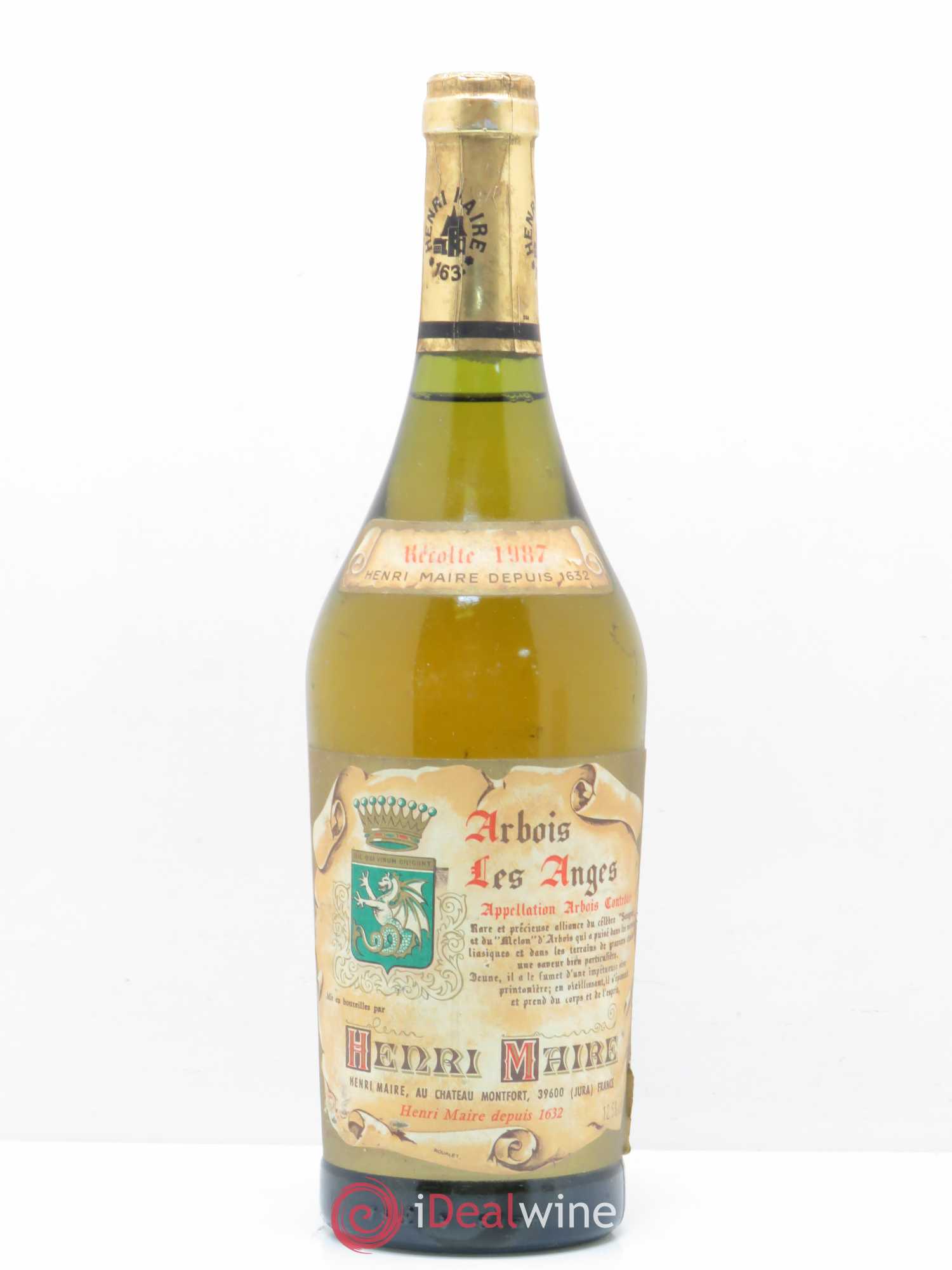 Arbois Les Anges Henri Maire 1987 - Posten von 1 Flasche - 0