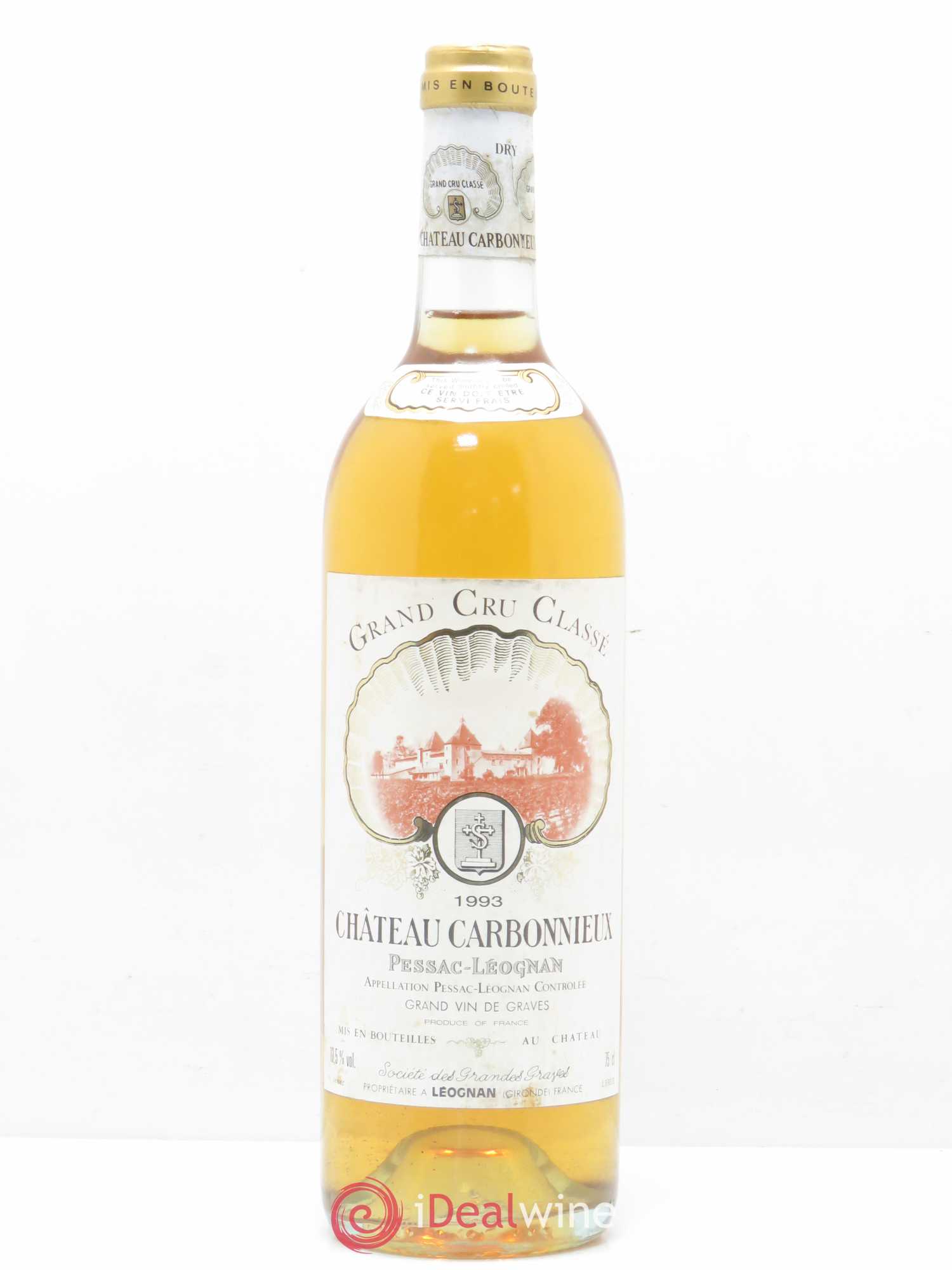 Château Carbonnieux Cru Classé de Graves 1993 - Lot de 1 bouteille - 0
