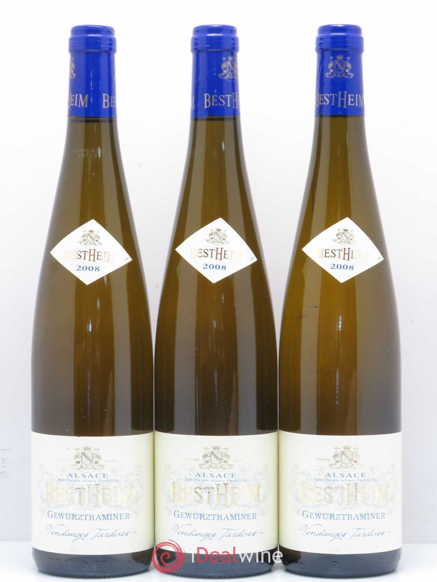 Gewurztraminer Vendanges Tardives Bestheim (sans prix de réserve) 2008 - Posten von 6 Flaschen - 2