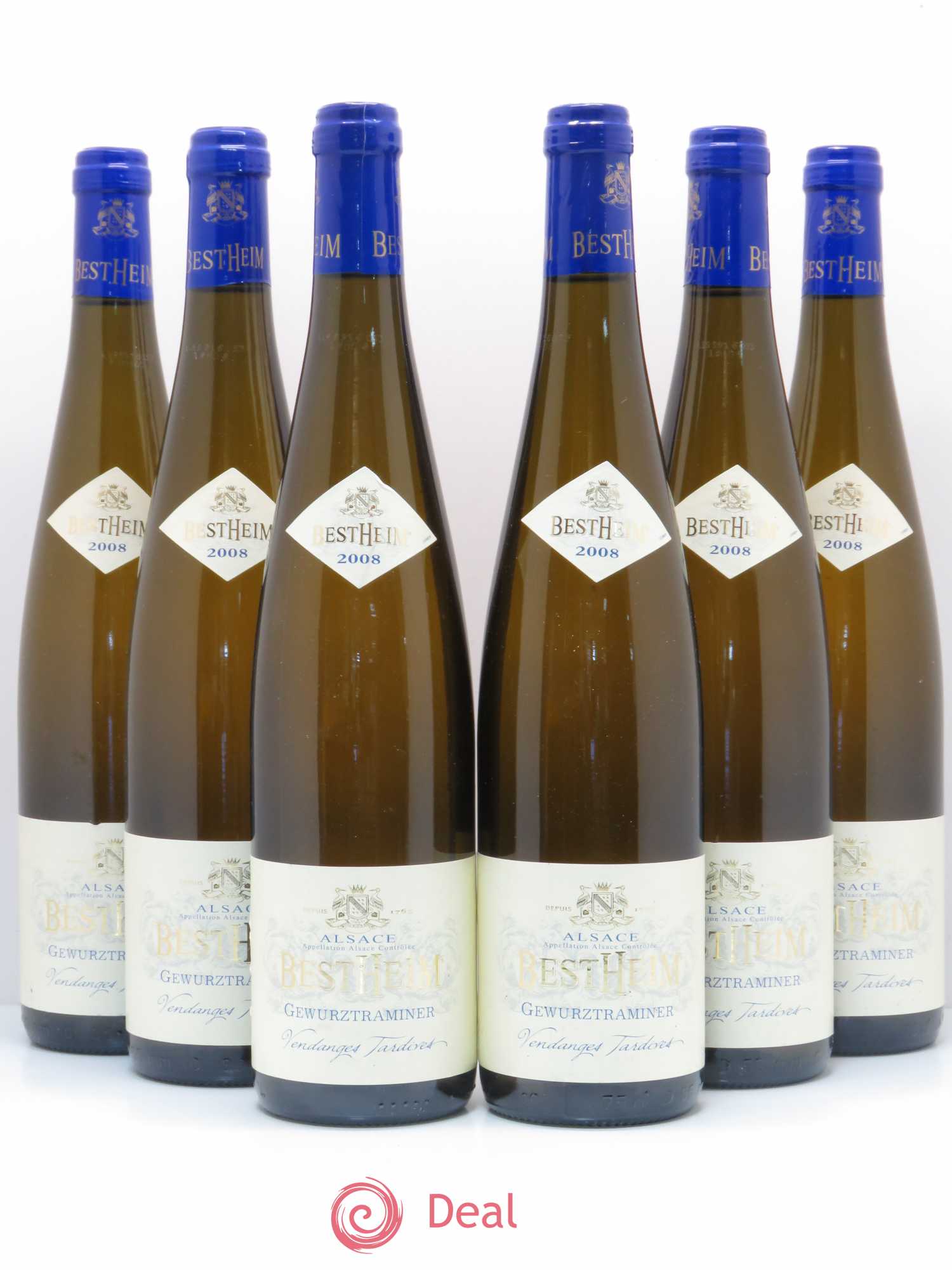 Gewurztraminer Vendanges Tardives Bestheim (sans prix de réserve) 2008 - Posten von 6 Flaschen - 0