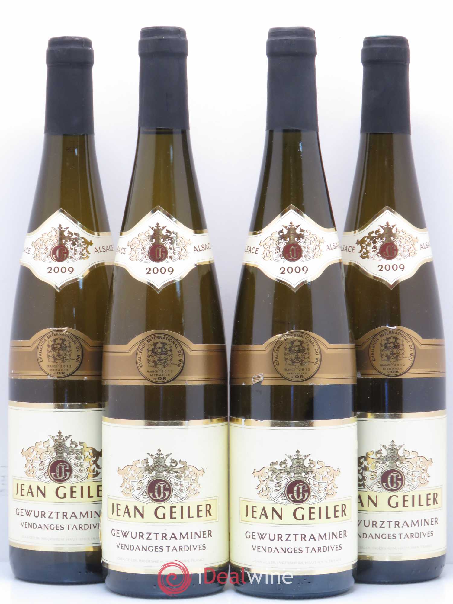 Gewurztraminer Vendanges Tardives Jean Geiller 2009 - Posten von 4 Flaschen - 0
