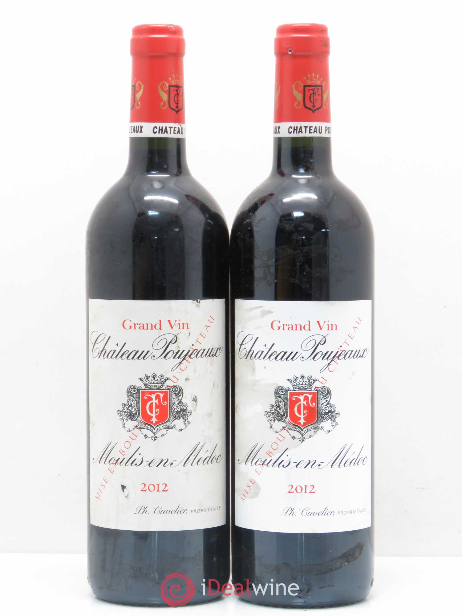 Château Poujeaux 2012 - Lot de 2 bouteilles - 0