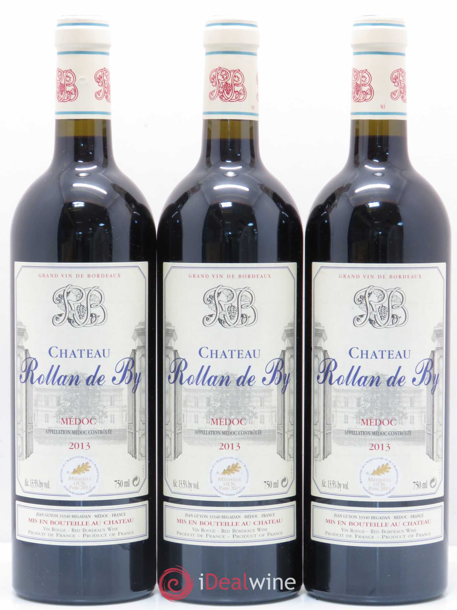 Château Rollan de By Cru Bourgeois (sans prix de réserve) 2013 - Lot de 6 bouteilles - 2