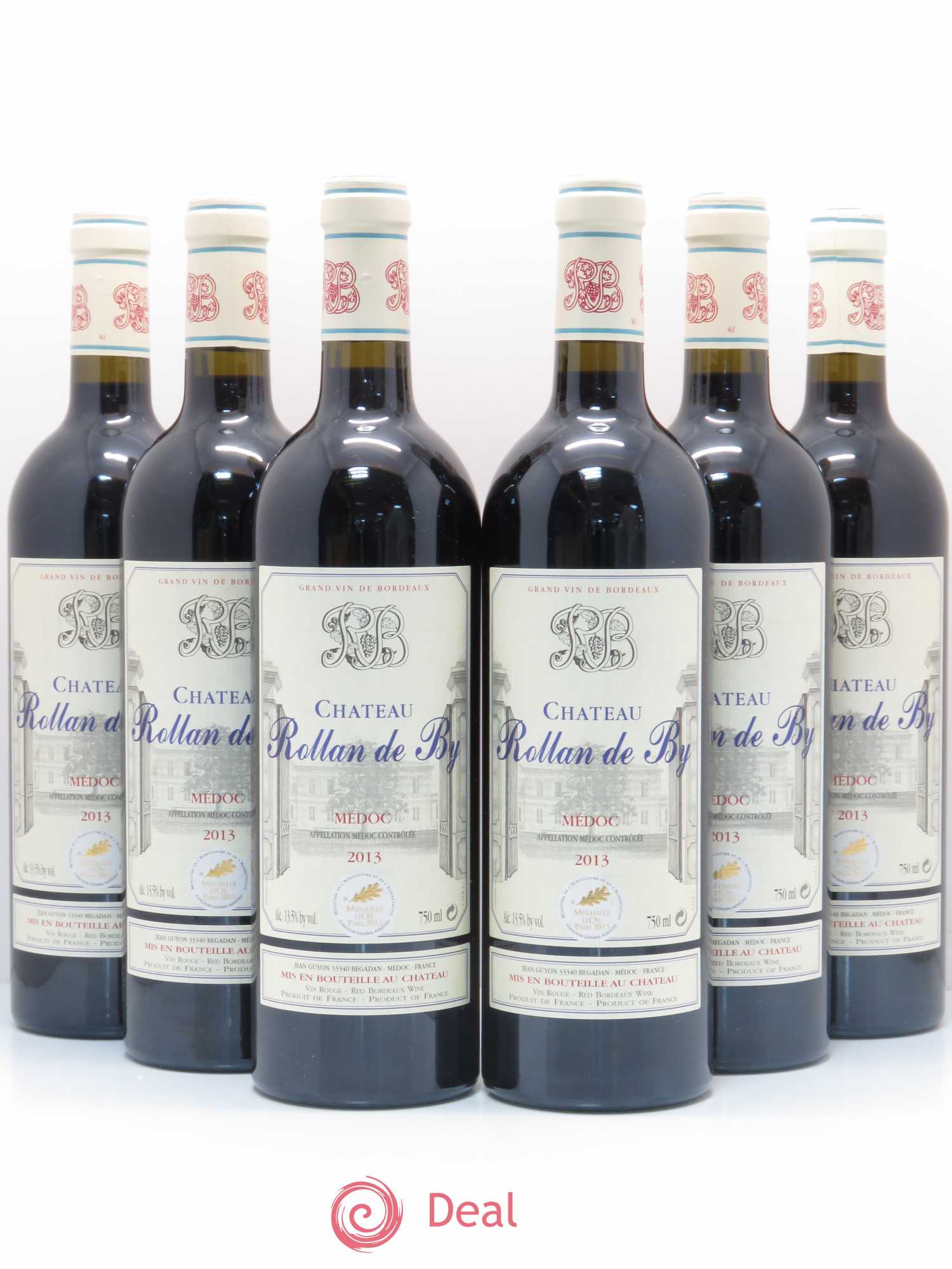 Château Rollan de By Cru Bourgeois (sans prix de réserve) 2013 - Lot de 6 bouteilles - 0