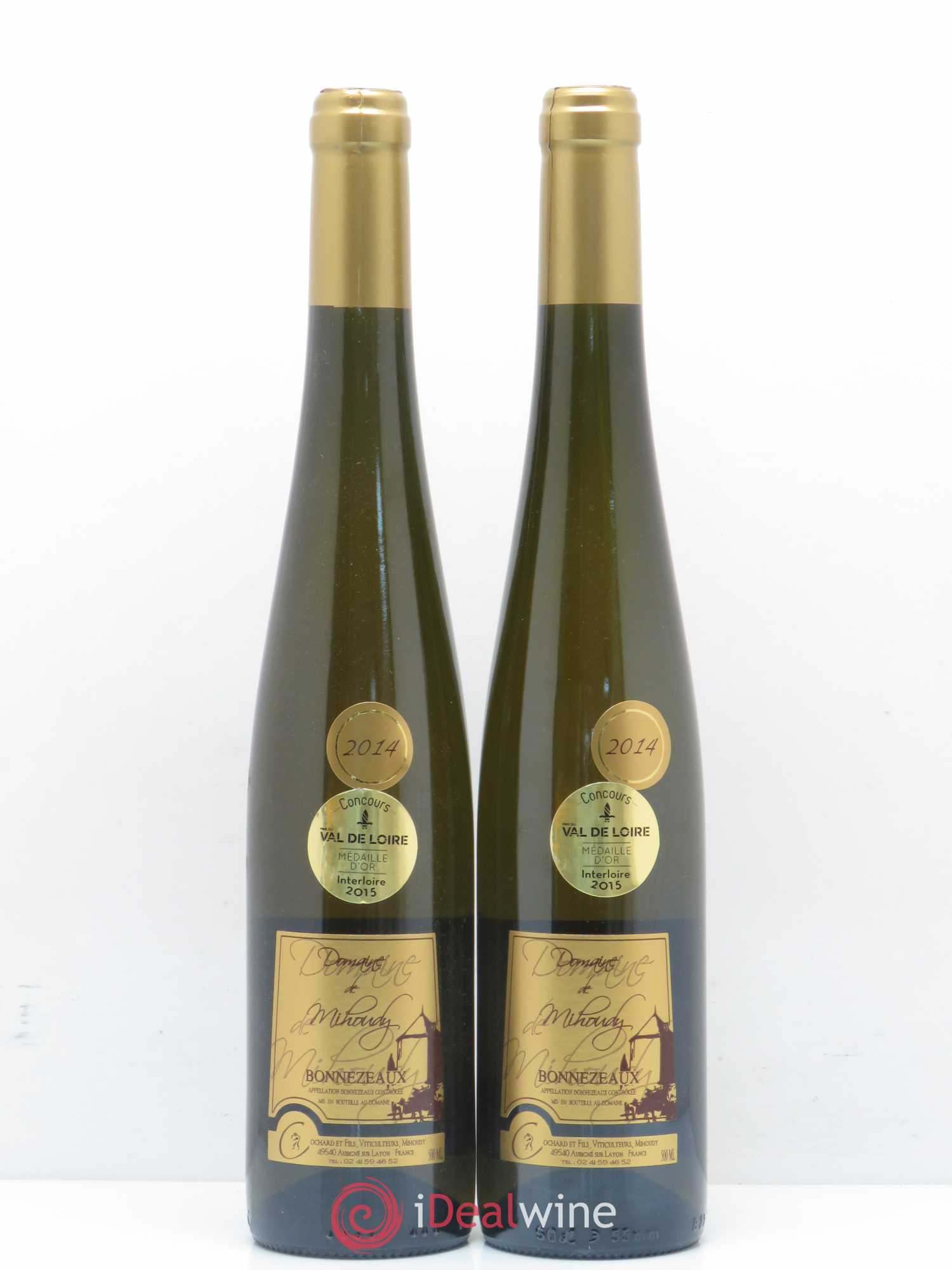Bonnezeaux Domaine Milfoudy (sans prix de réserve) 2014 - Lotto di 2 bottiglie - 0