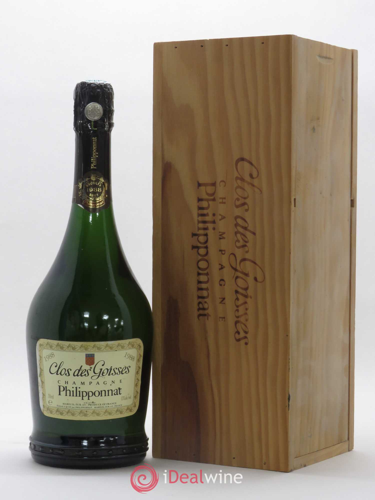 Clos des Goisses Philipponnat 1988 - Lot de 1 bouteille - 1