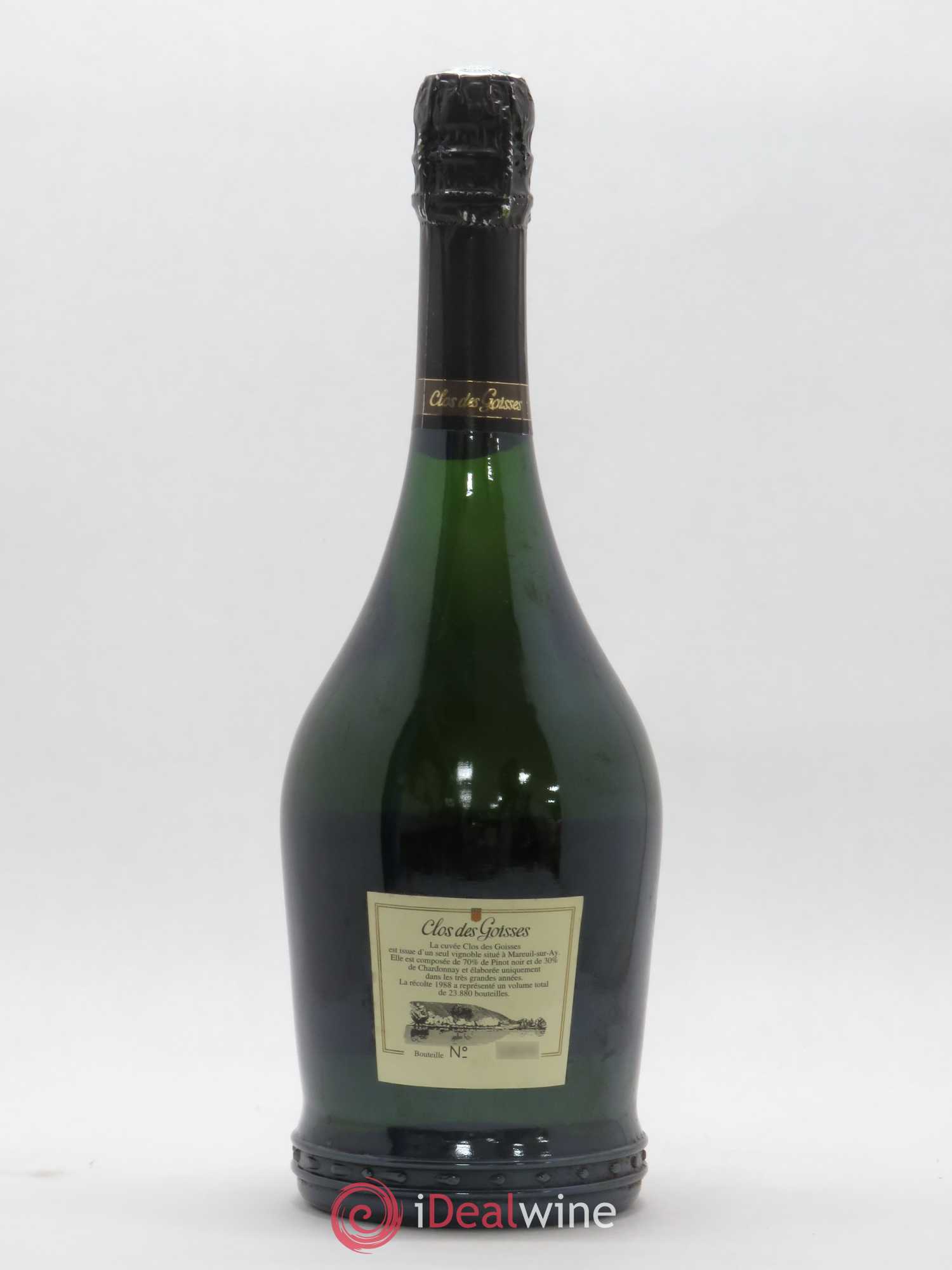 Clos des Goisses Philipponnat 1988 - Lot de 1 bouteille - 2