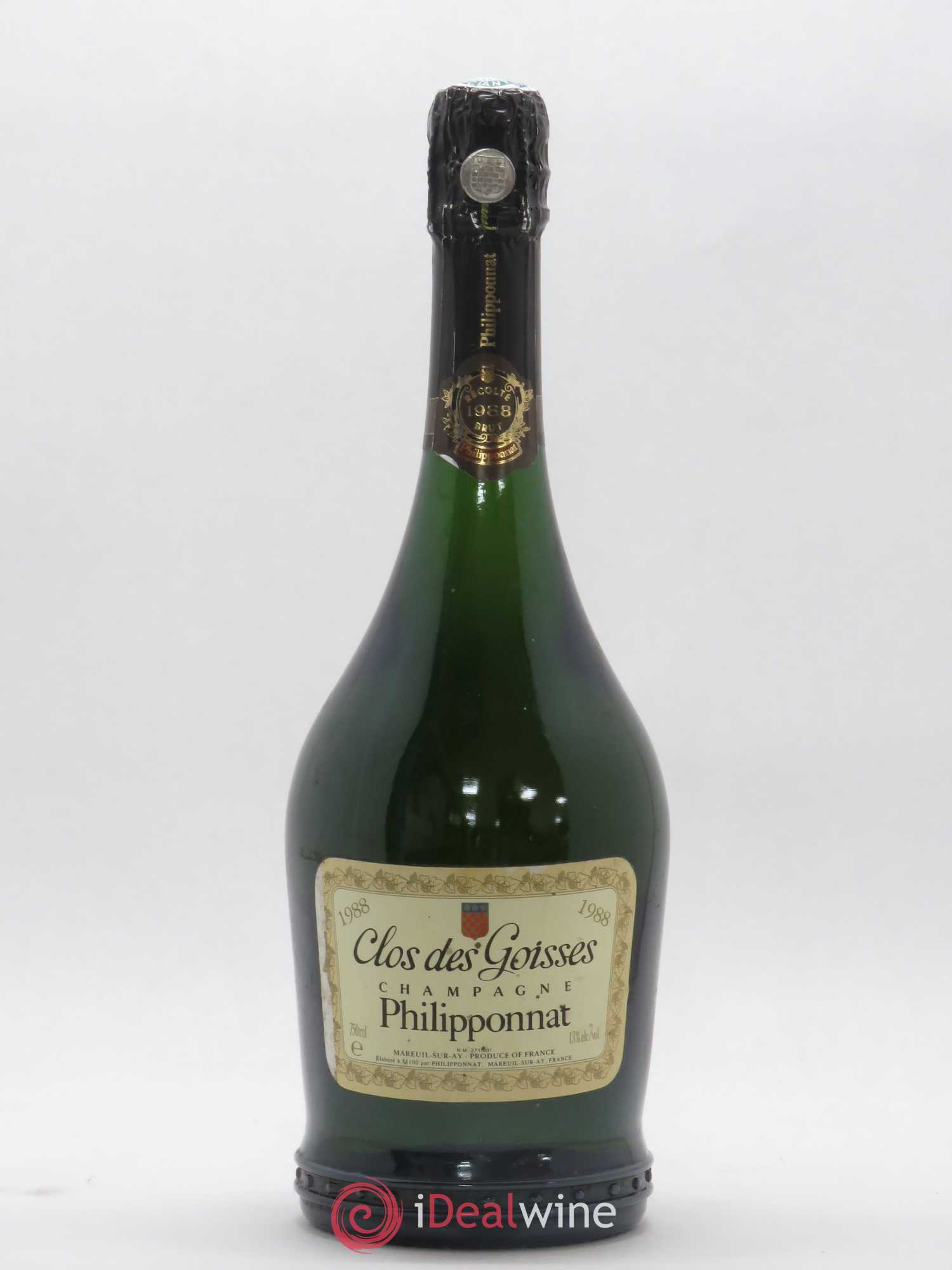 Clos des Goisses Philipponnat 1988 - Lot de 1 bouteille - 0