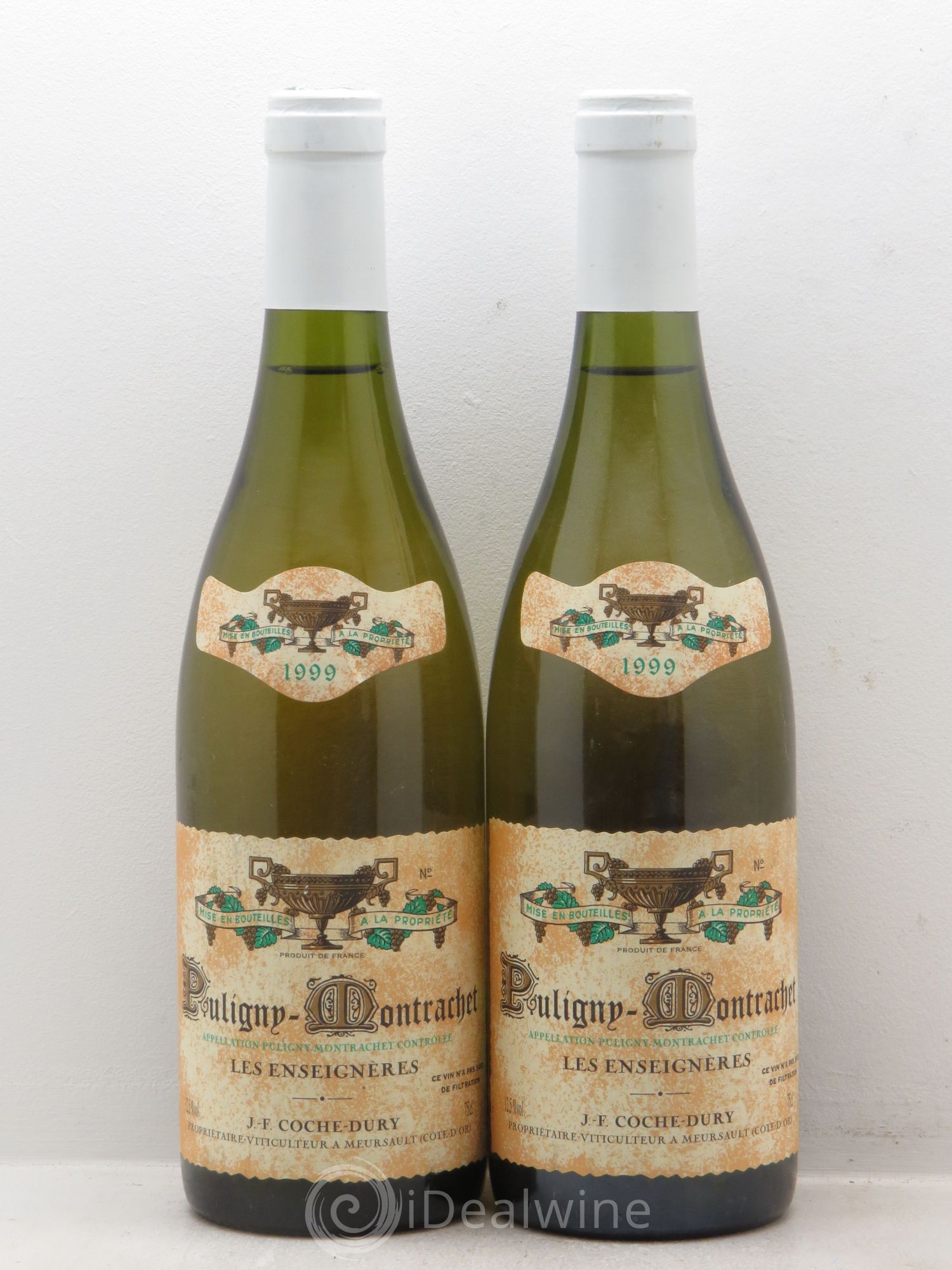 Puligny-Montrachet Les Enseignères Coche Dury (Domaine) 1999 - Lot de 2 bouteilles - 0