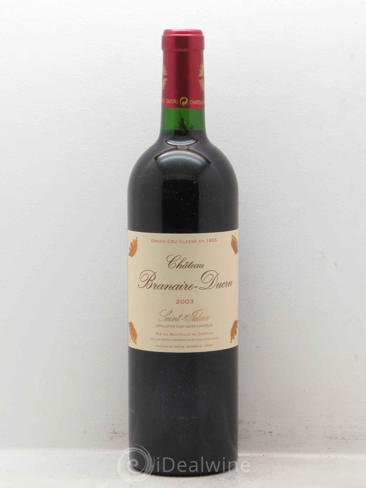 Château Branaire Ducru 4ème Grand Cru Classé 2003 - Lotto di 6 bottiglie - 0