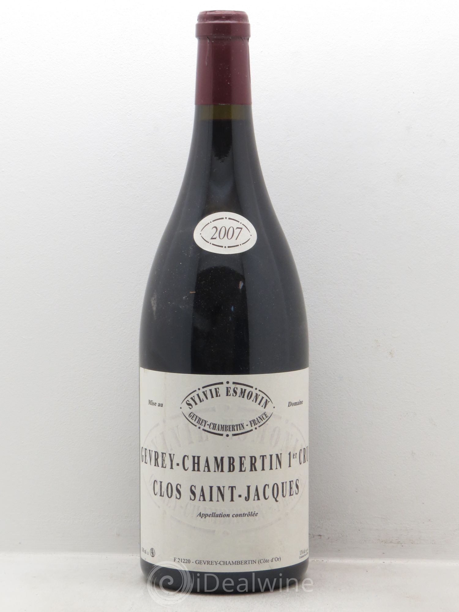 Gevrey-Chambertin 1er Cru Clos Saint Jacques Sylvie Esmonin 2007 - Lot de 1 magnum - 0
