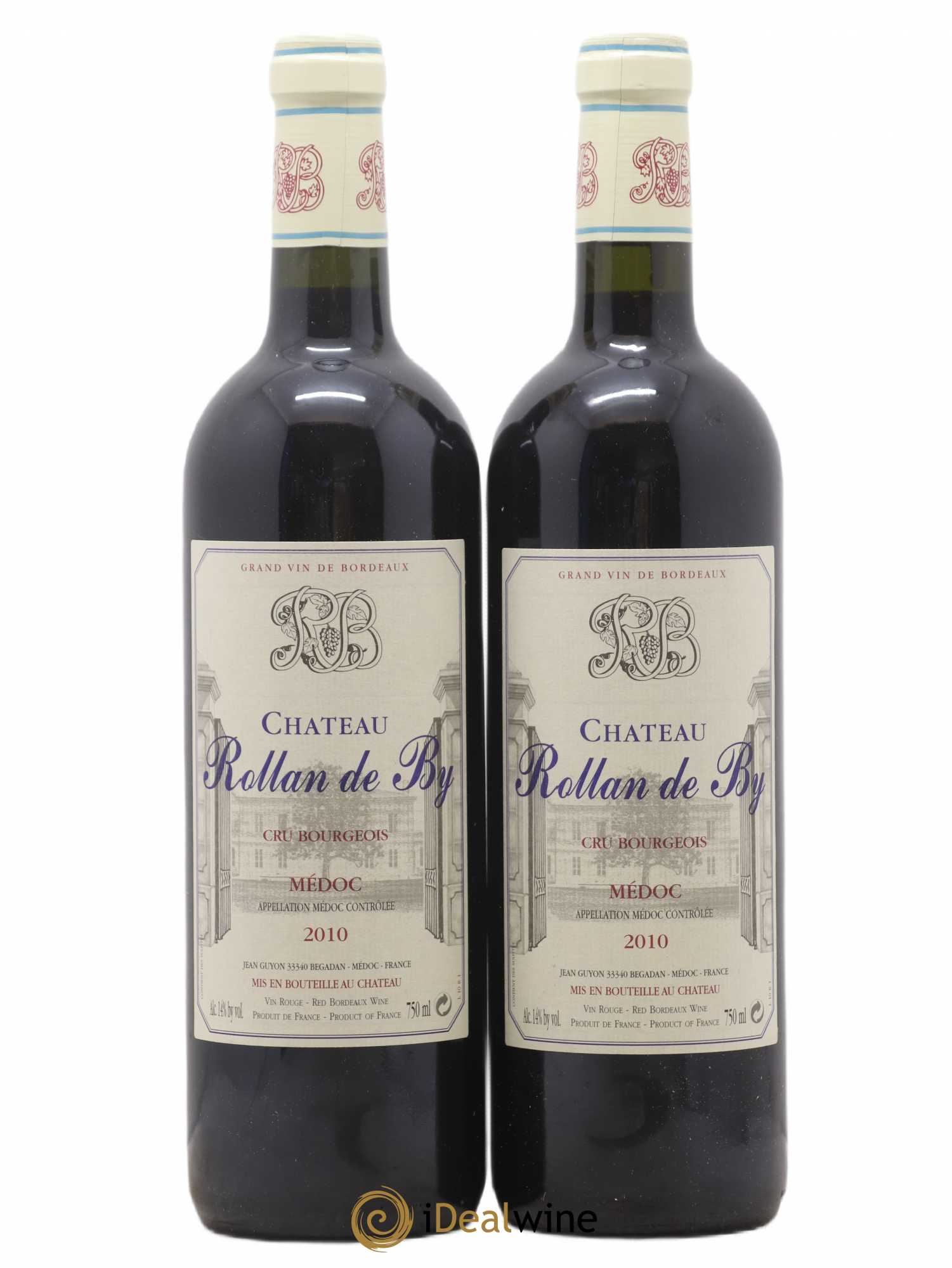 Château Rollan de By Cru Bourgeois (ohne Mindestpreis) 2010 - Posten von 2 Flaschen - 0