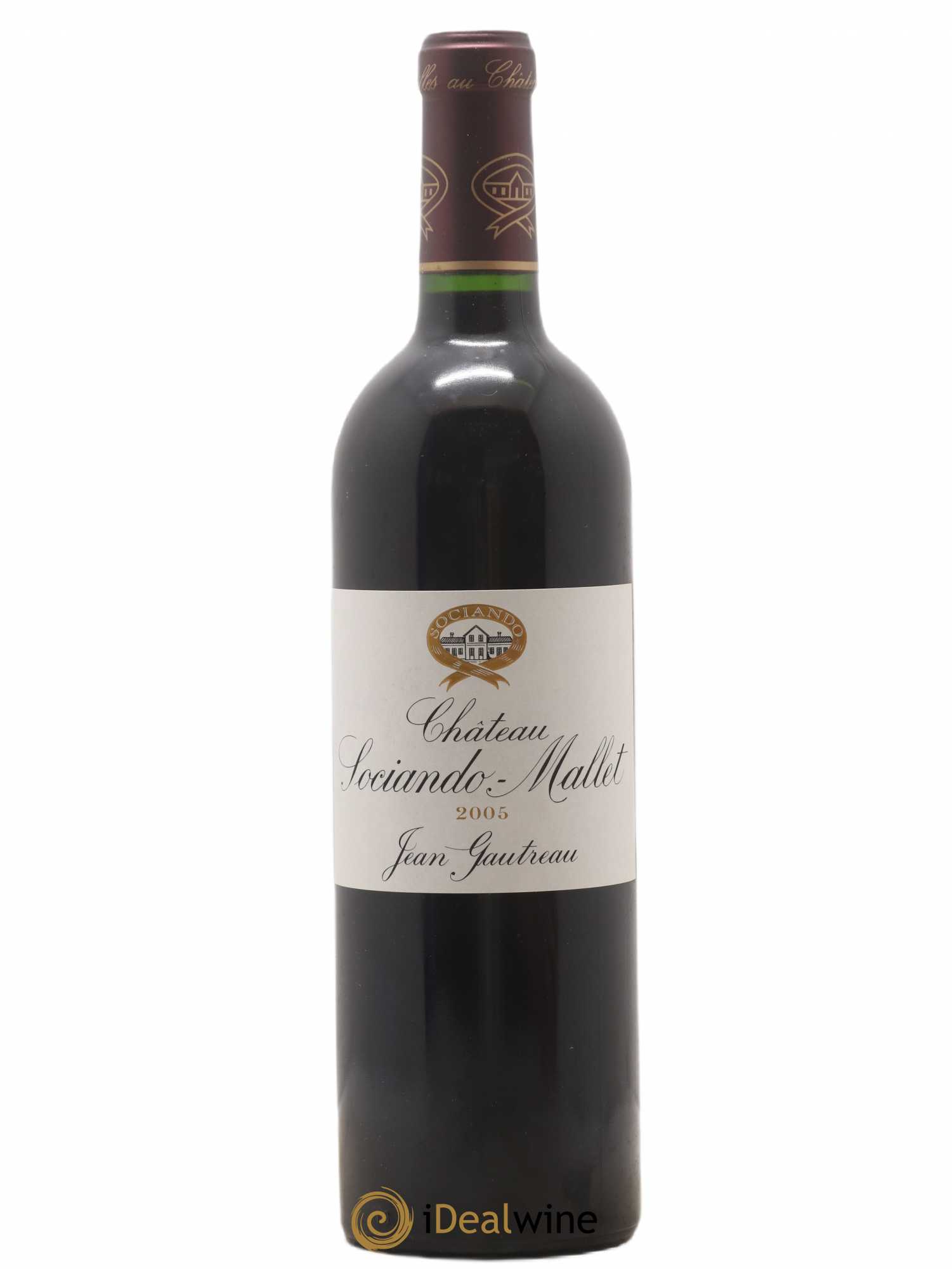 Château Sociando Mallet 2005 - Lot de 1 bouteille - 0