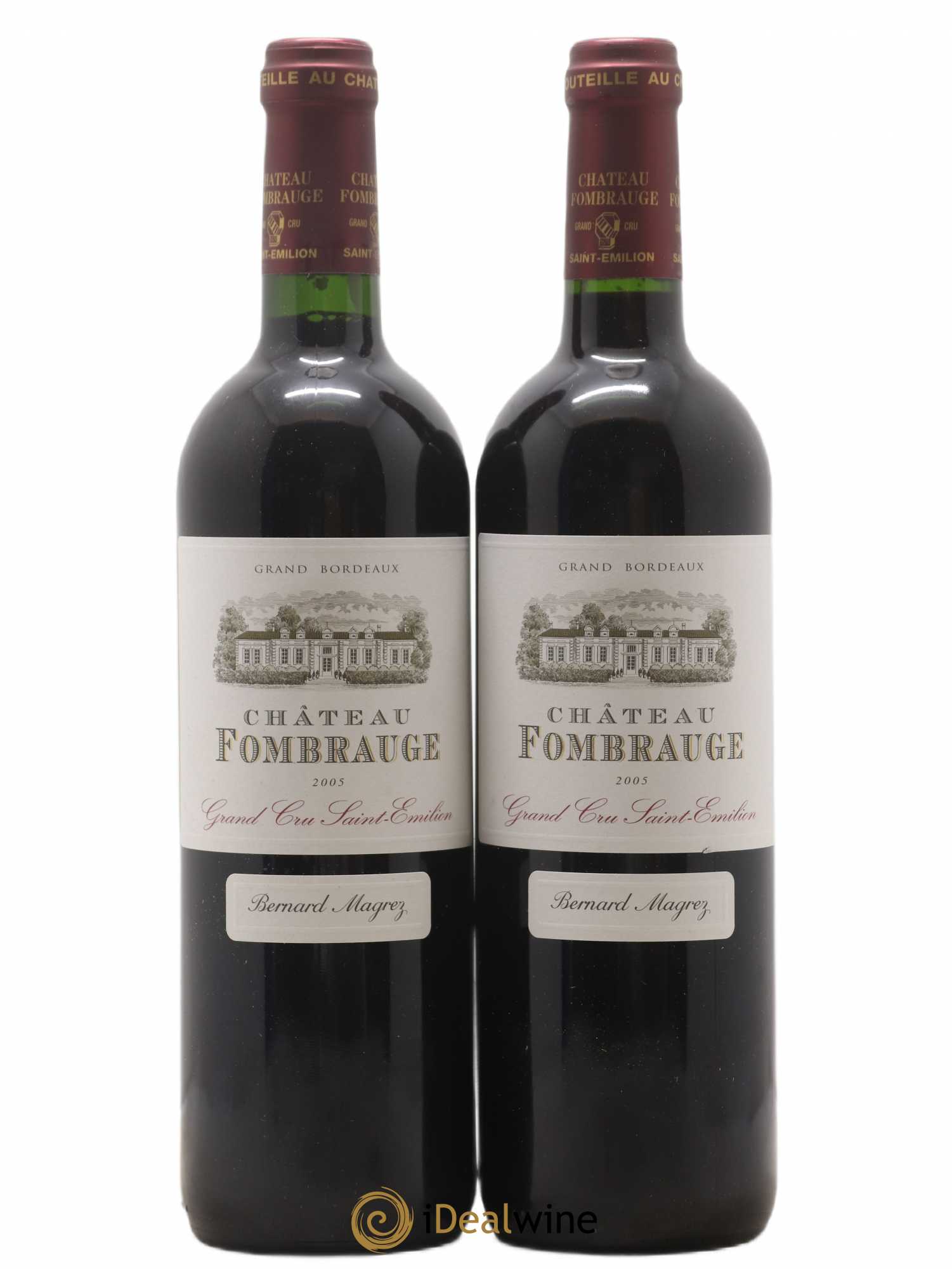 Château Fombrauge Grand Cru Classé 2005 - Lot de 2 bouteilles - 0