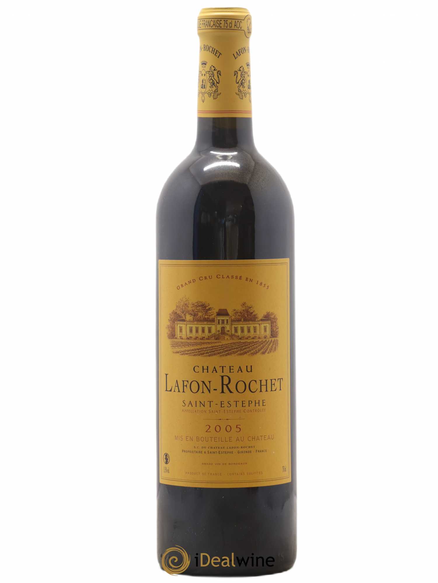 Château Lafon Rochet 4ème Grand Cru Classé 2005 - Lot de 1 bouteille - 0