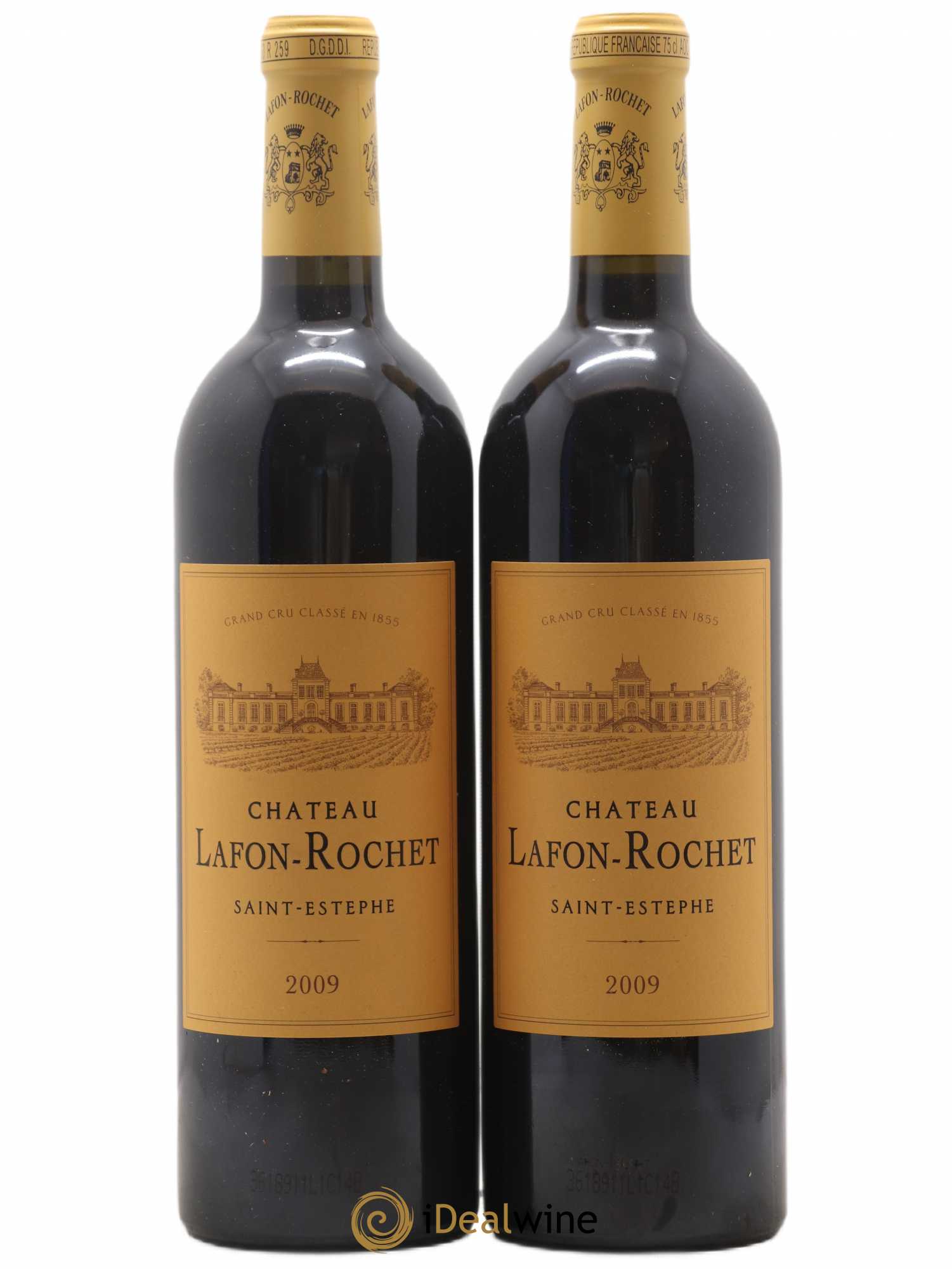 Château Lafon Rochet 4ème Grand Cru Classé 2009 - Lot de 2 bouteilles - 0