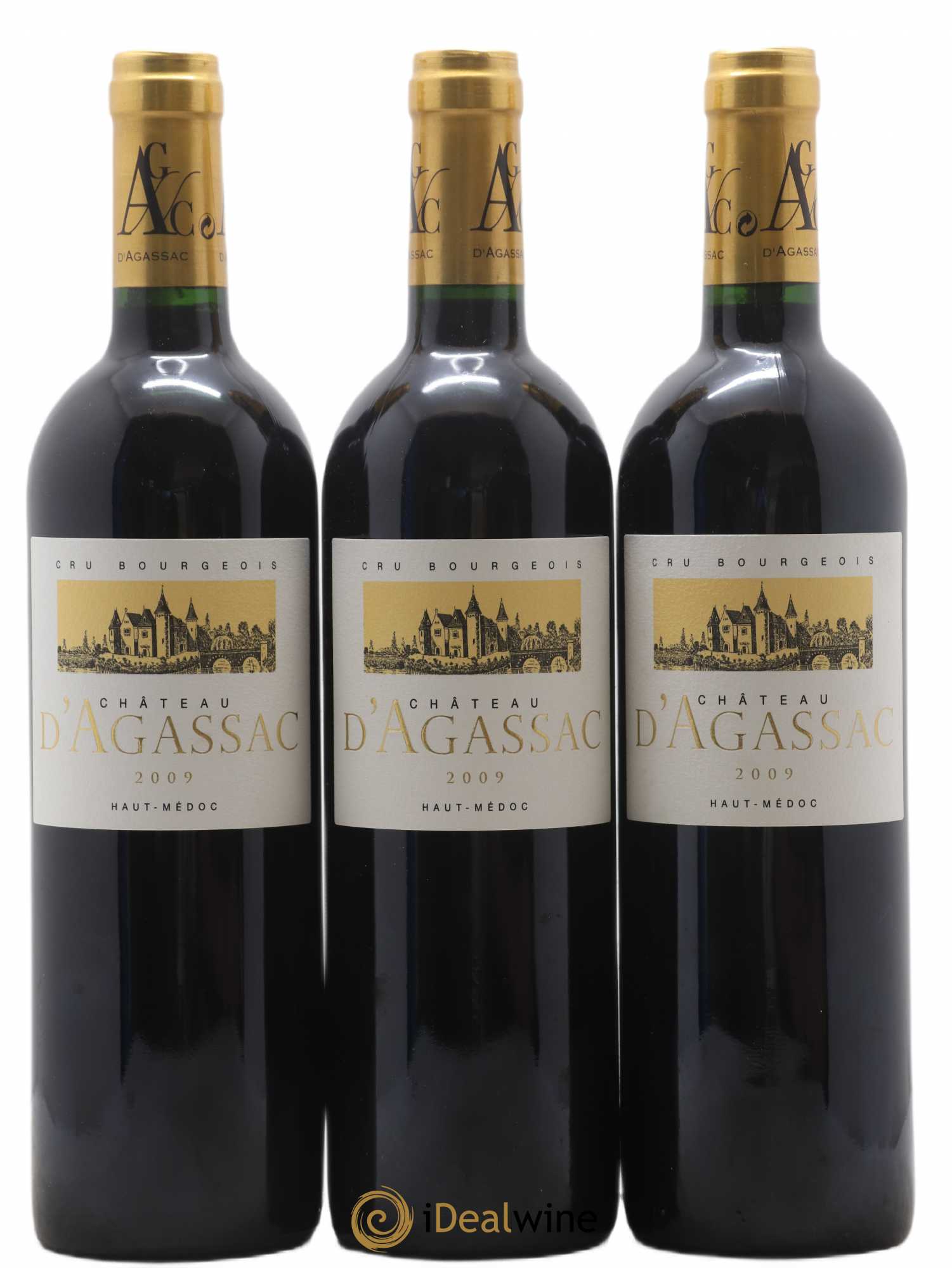 Château d' Agassac Cru Bourgeois 2009 - Lot de 3 bouteilles - 0