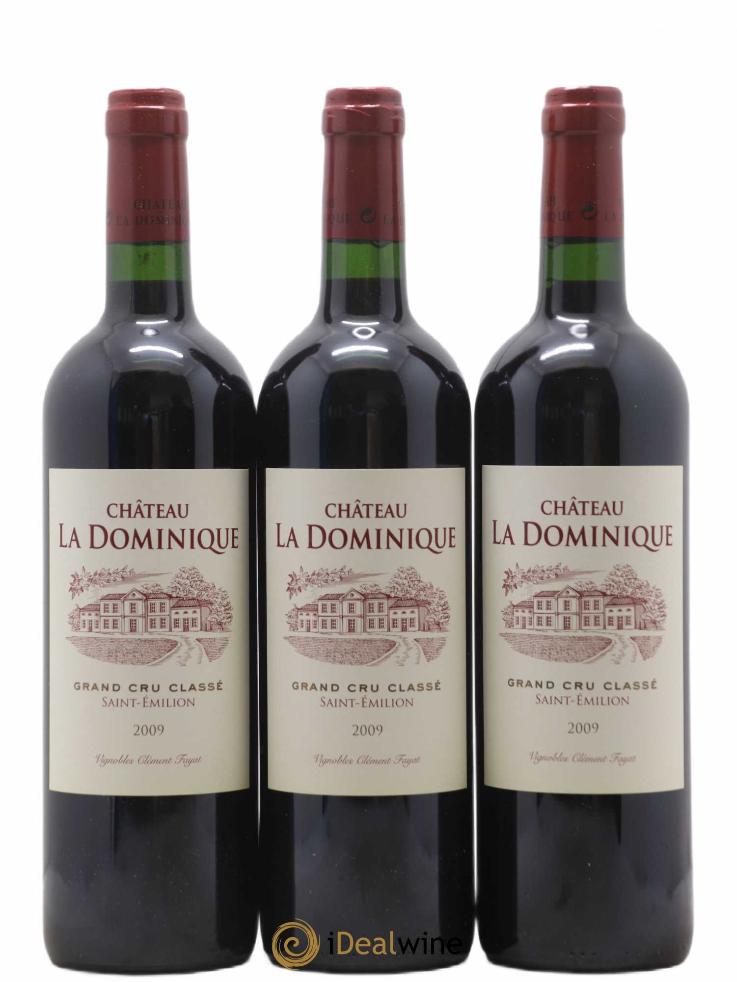 Château la Dominique Grand Cru Classé 2009 - Lot de 12 bouteilles - 1