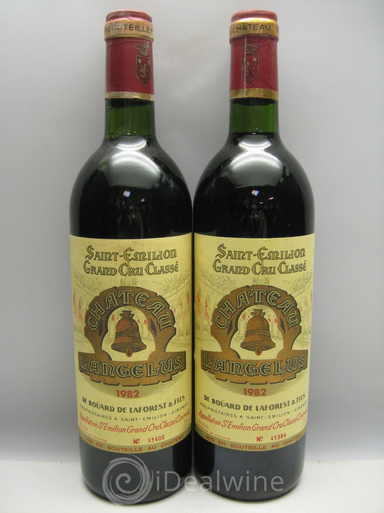 Château Angélus 1er Grand Cru Classé A 1982 - Lot de 12 bouteilles - 1