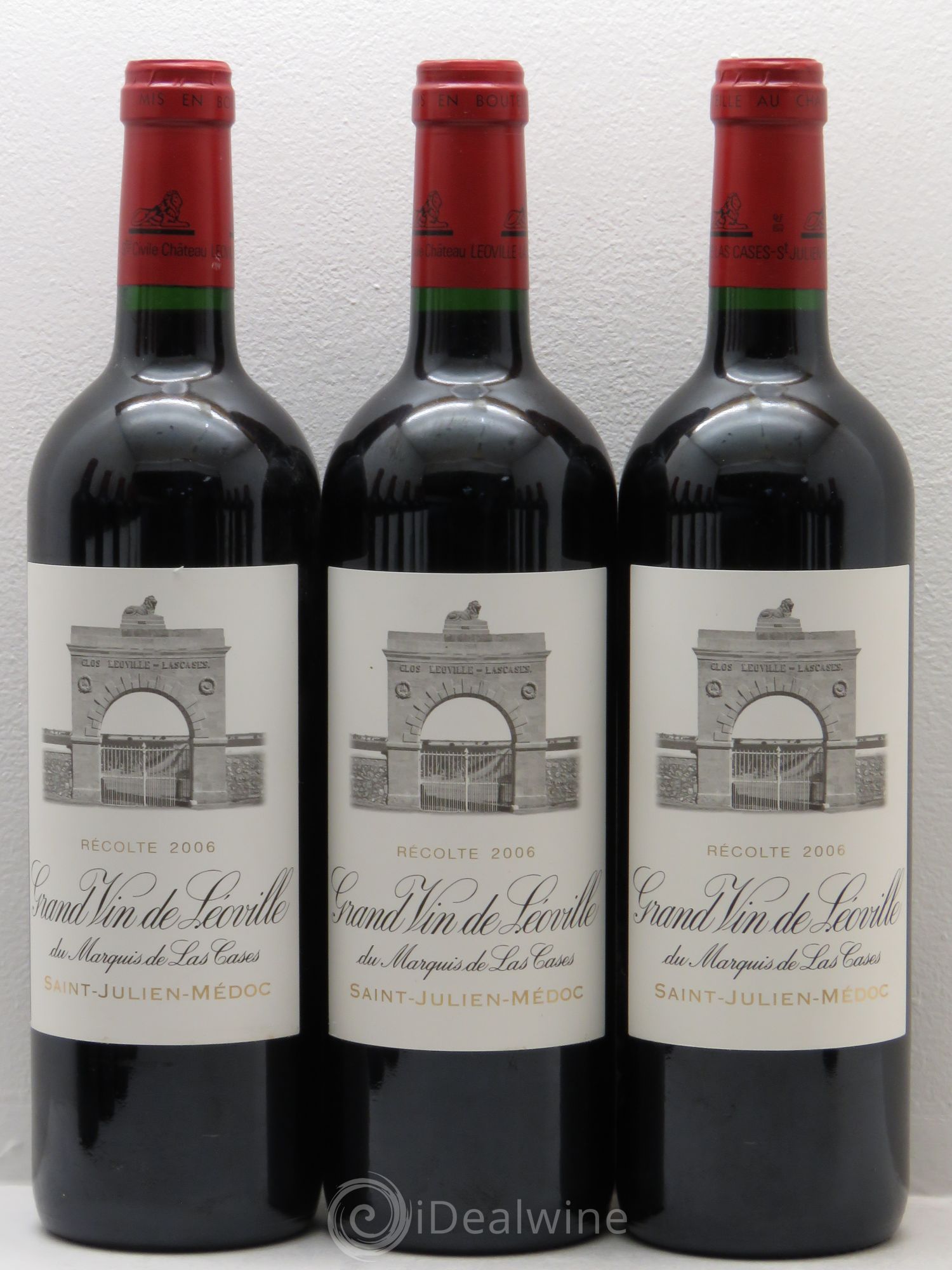 Château Léoville Las Cases 2ème Grand Cru Classé 2006 - Lot de 12 bouteilles - 1