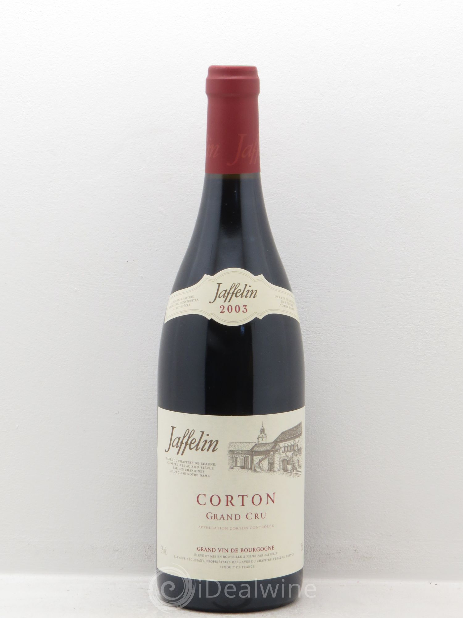 Corton Grand Cru Jaffelin 2003 - Lot de 12 bouteilles - 0