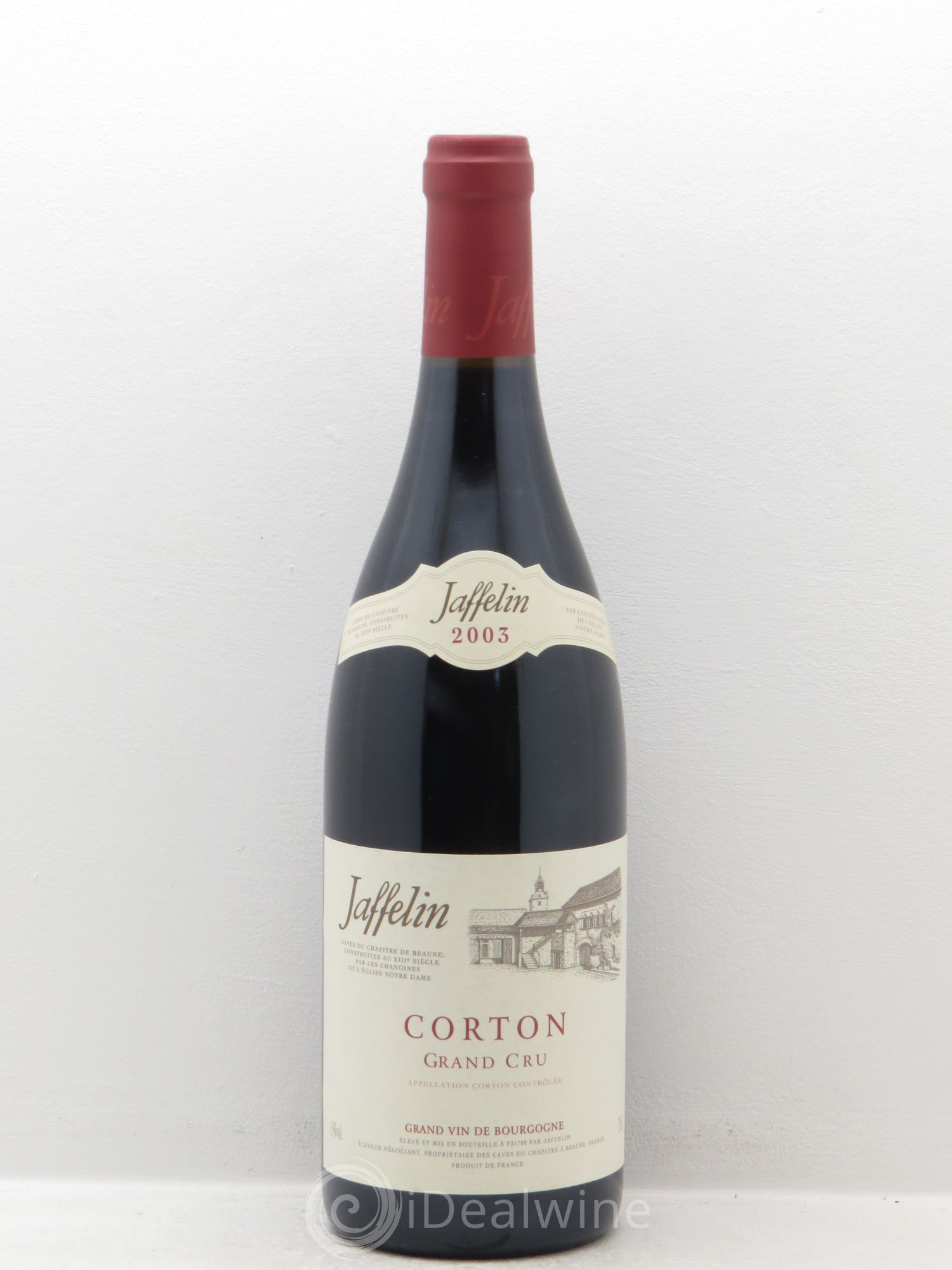 Corton Grand Cru Jaffelin 2003 - Lot de 6 bouteilles - 0