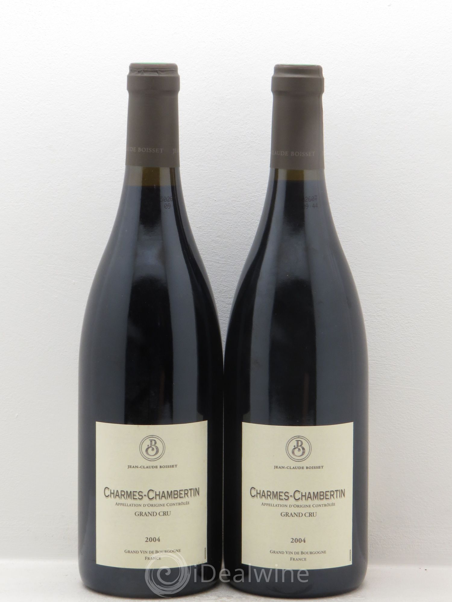 Charmes-Chambertin Grand Cru Boisset 2004 - Lot de 2 bouteilles - 0