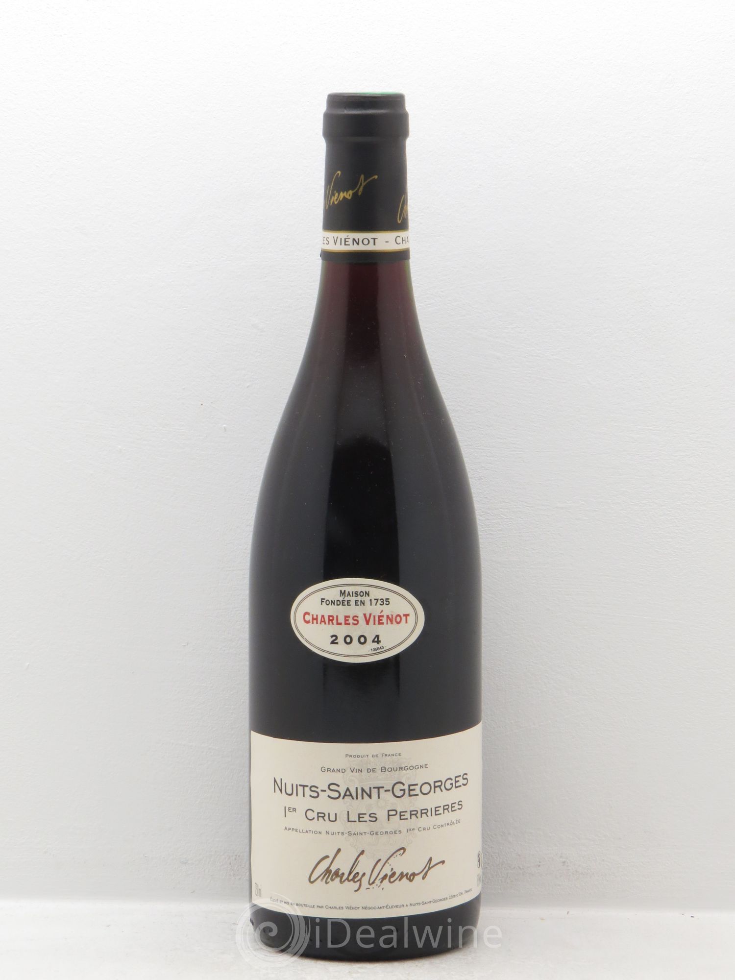 Nuits-Saint-Georges 1er Cru Vienot 2004 - Lot de 6 bouteilles - 0