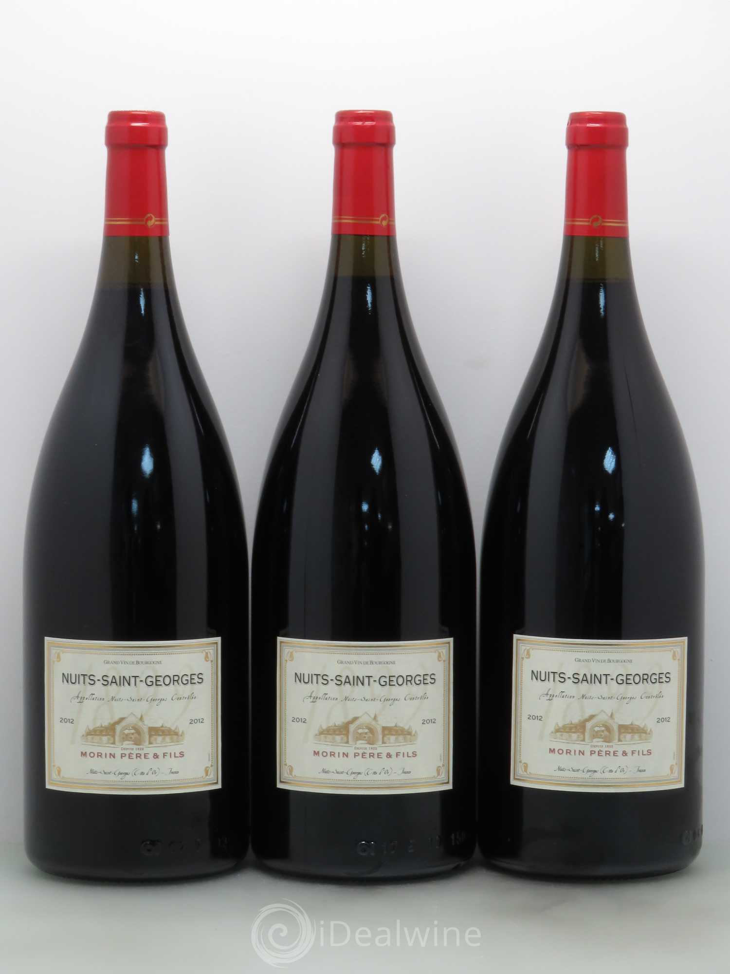 Nuits-Saint-Georges Morin 2012 - Lot de 3 magnums - 0