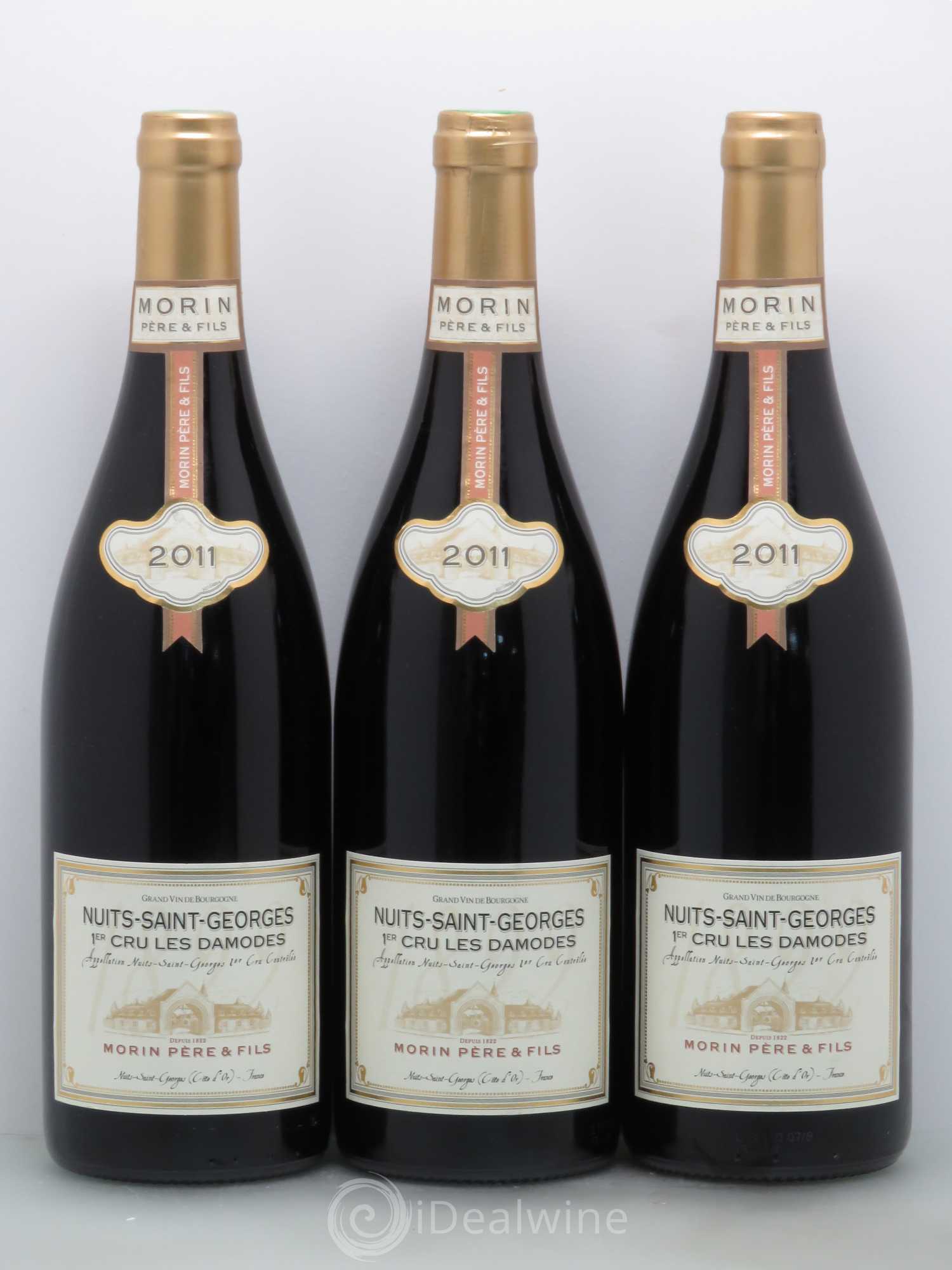 Nuits-Saint-Georges 1er Cru Les Damodes Morin 2011 - Lot de 3 bouteilles - 0