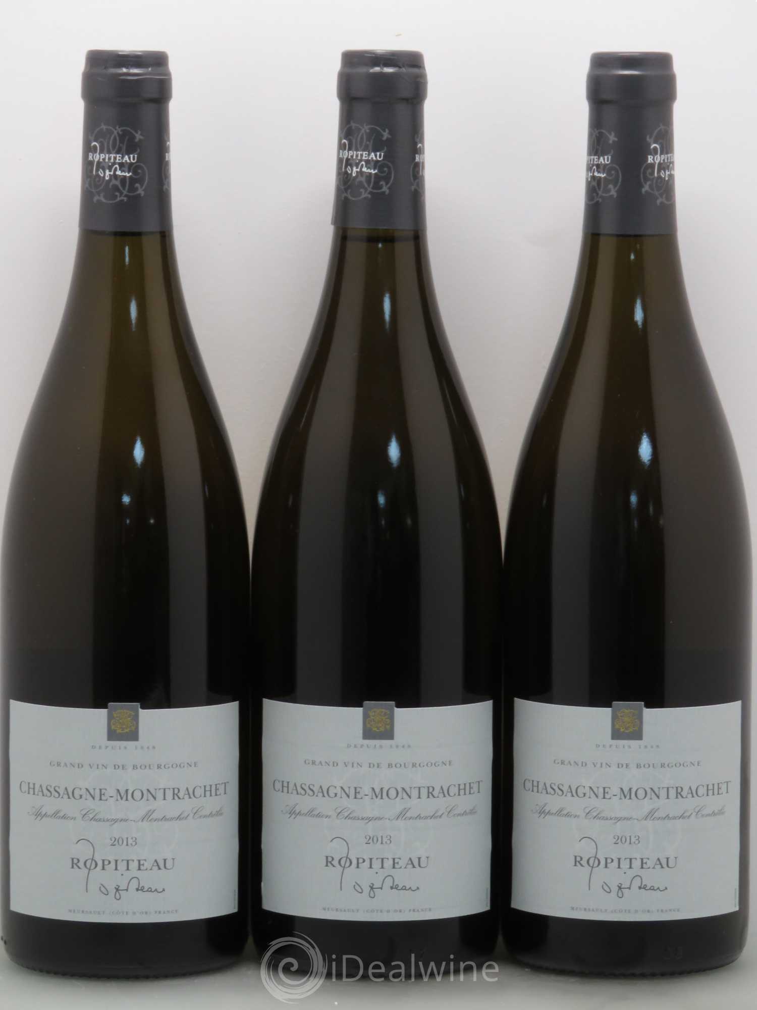 Chassagne-Montrachet Ropiteau 2013 - Lot de 3 bouteilles - 0