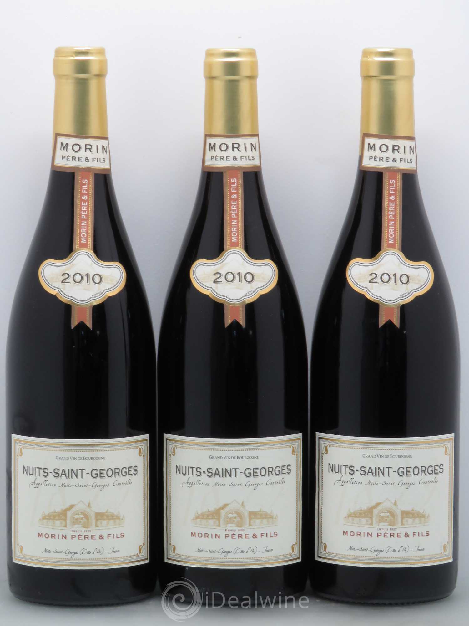 Nuits-Saint-Georges Morin 2010 - Lot de 6 bouteilles - 1