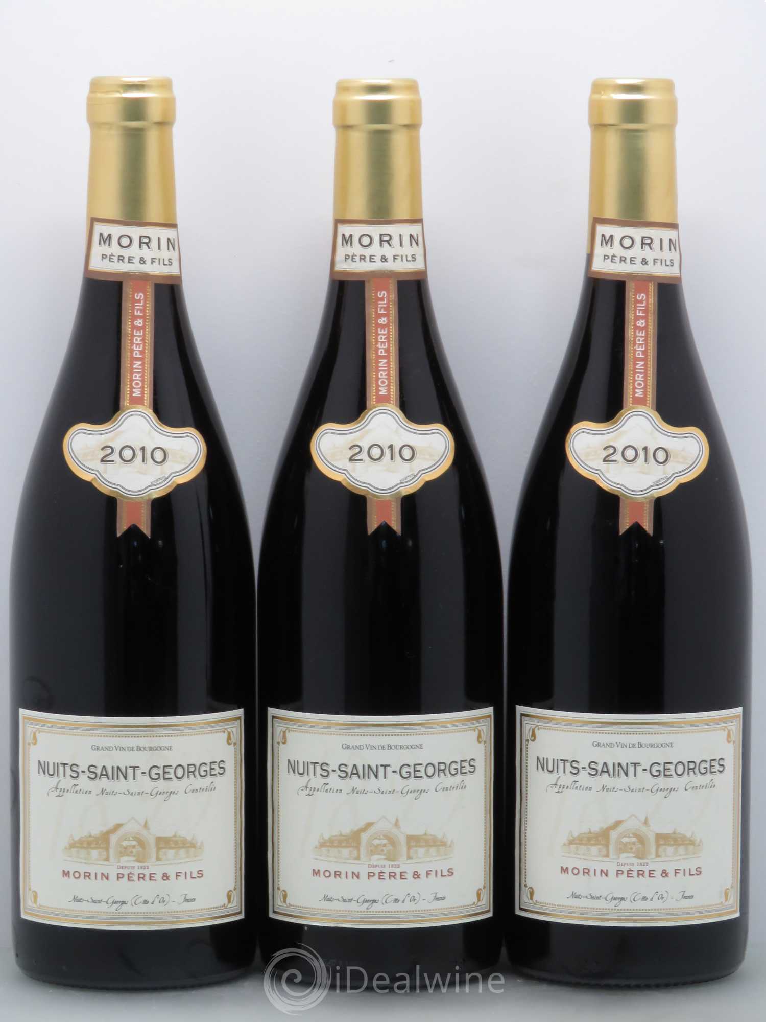 Nuits-Saint-Georges Morin 2010 - Lot de 6 bouteilles - 2