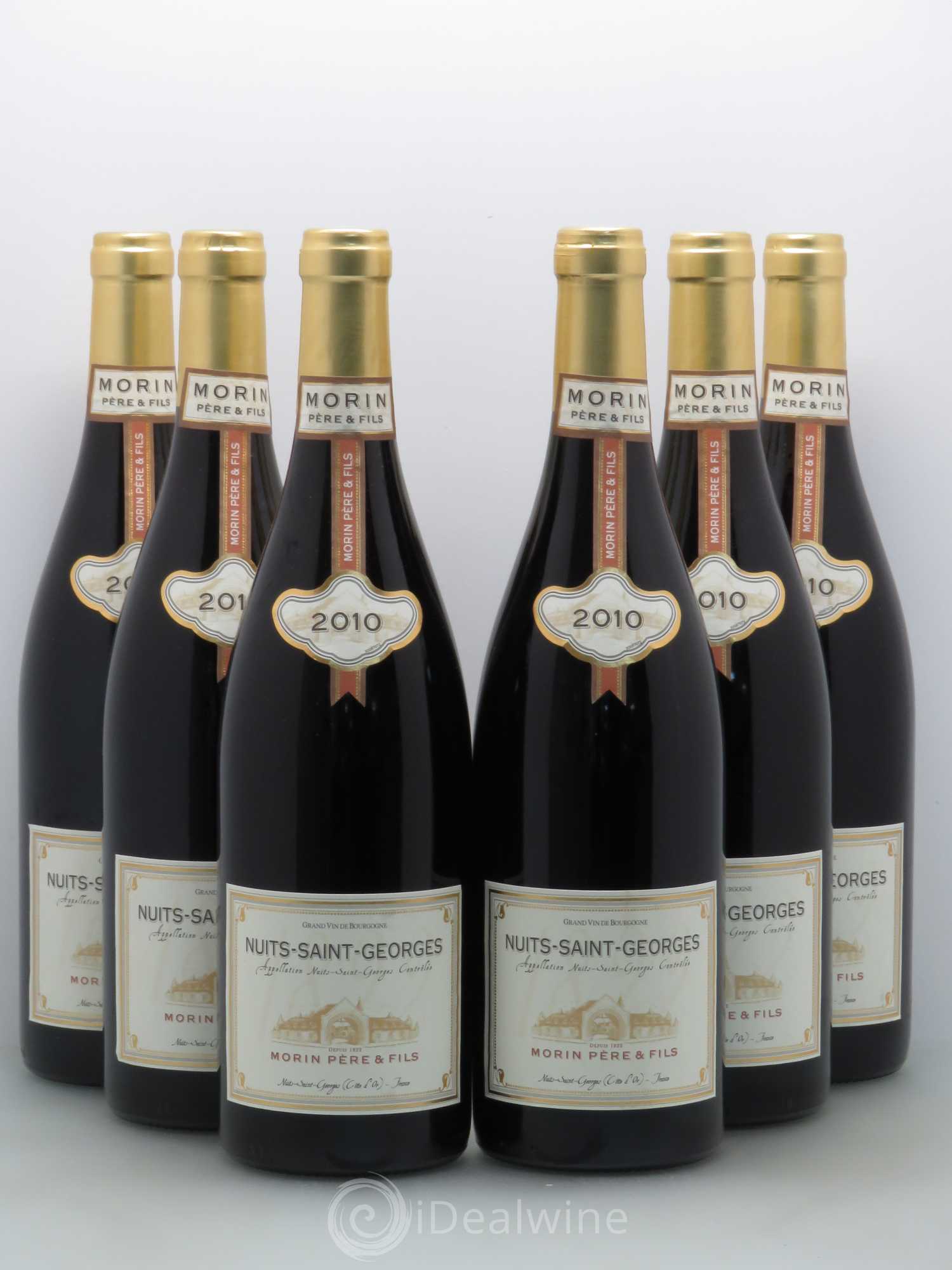 Nuits-Saint-Georges Morin 2010 - Lot de 6 bouteilles - 0