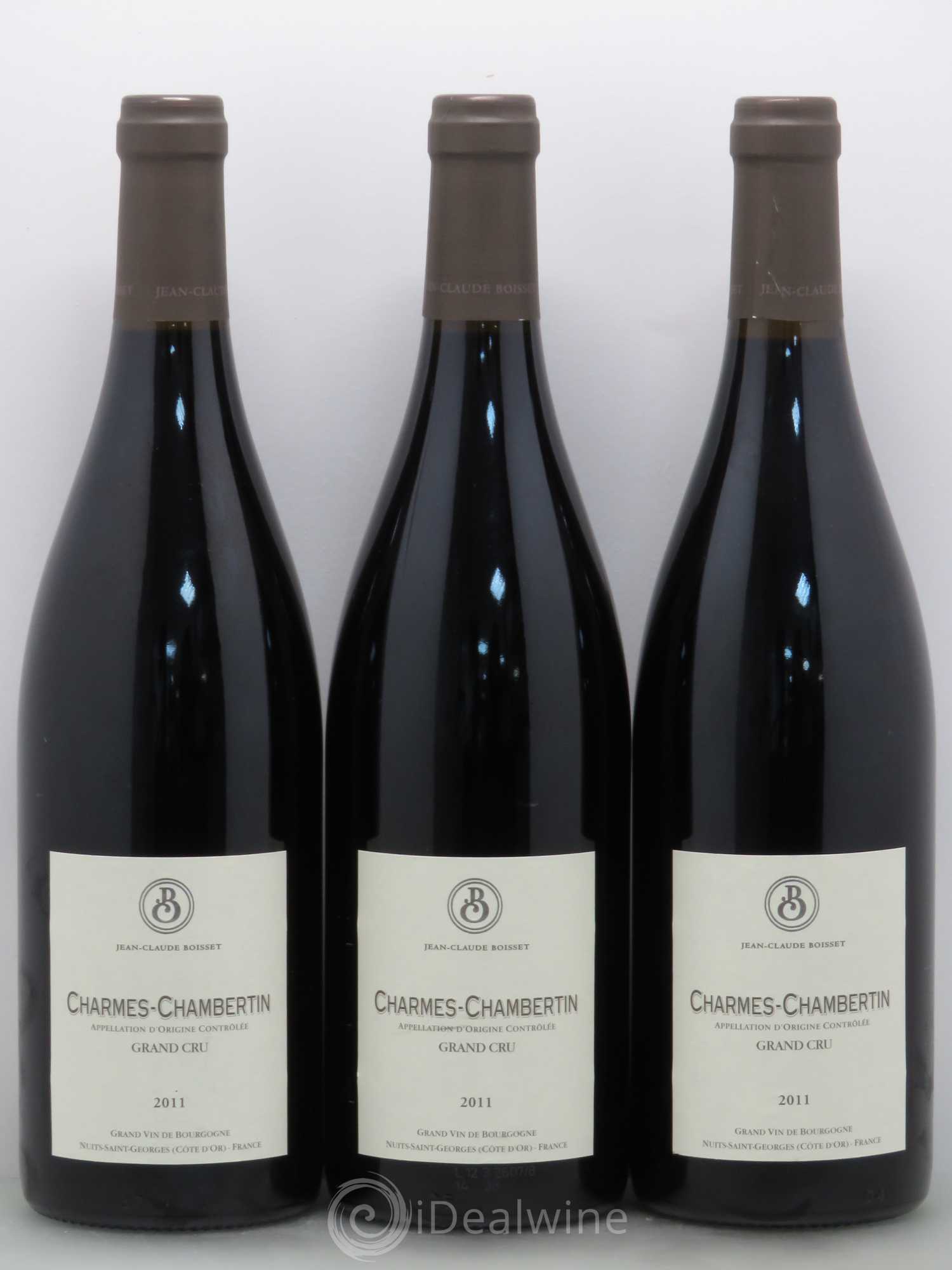 Charmes-Chambertin Grand Cru Boisset 2011 - Lot de 3 bouteilles - 0