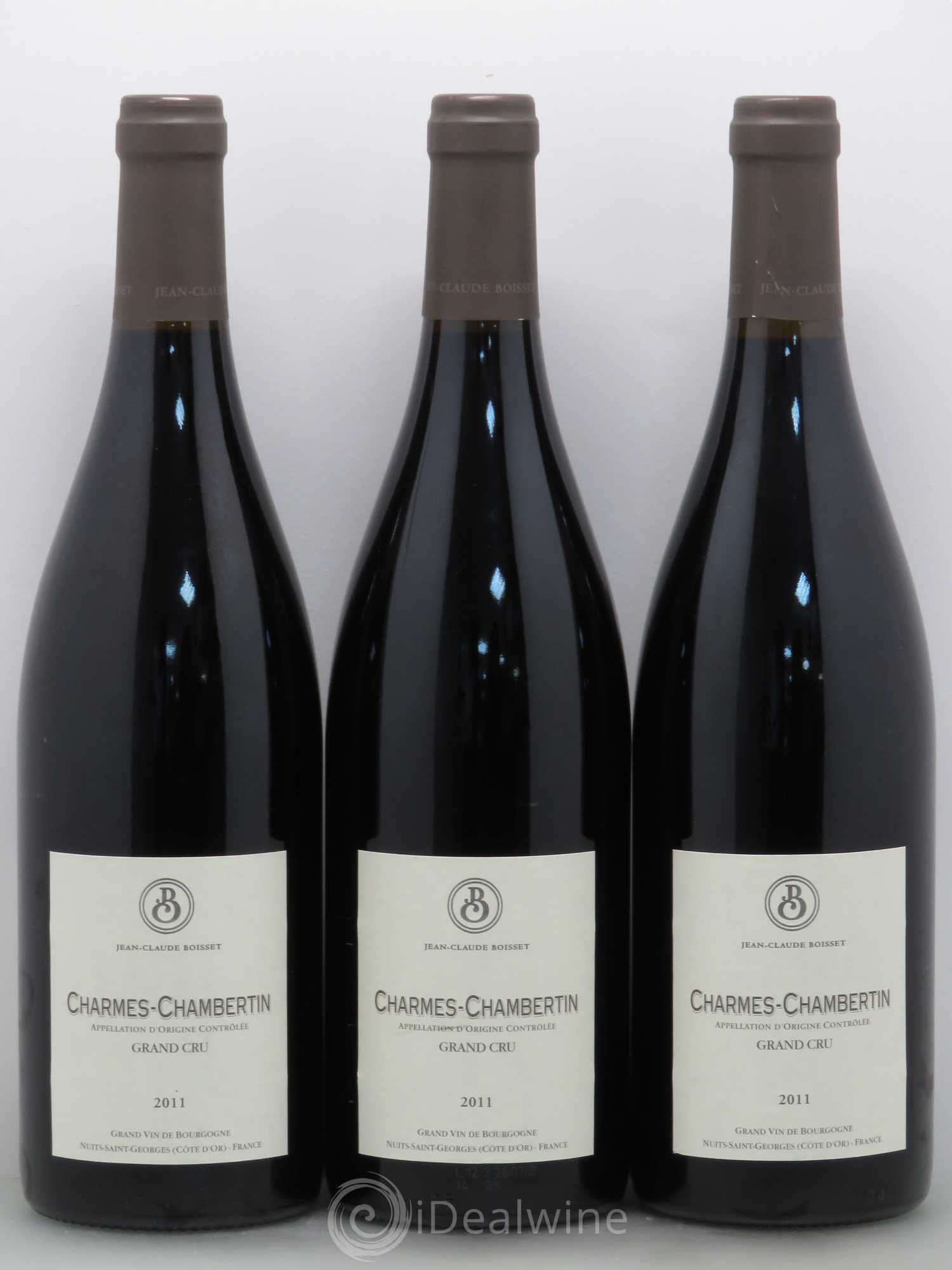 Charmes-Chambertin Grand Cru Boisset 2011 - Lot de 3 bouteilles - 0