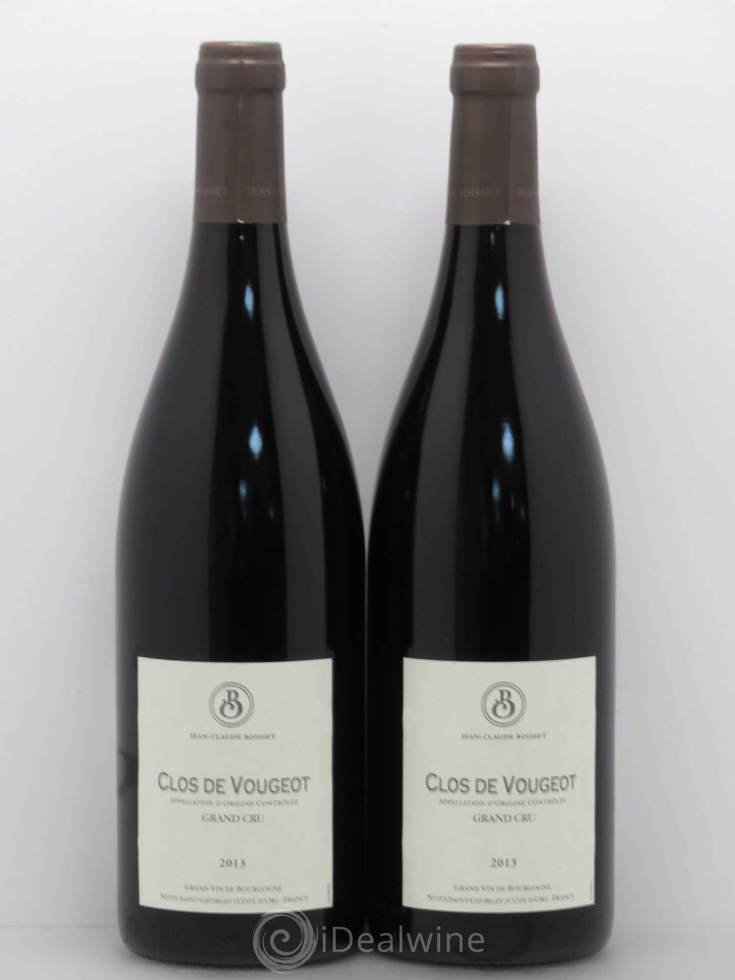 Clos de Vougeot Grand Cru Boisset 2013 - Lot de 2 bouteilles - 0