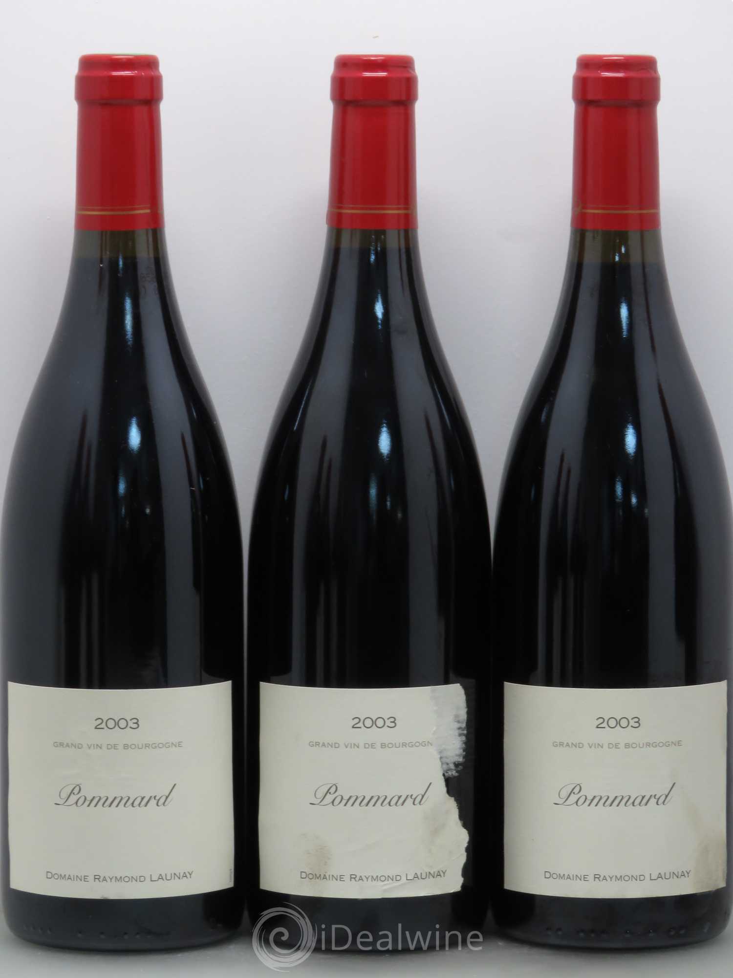 Pommard Launay 2003 - Lot de 6 bouteilles - 1