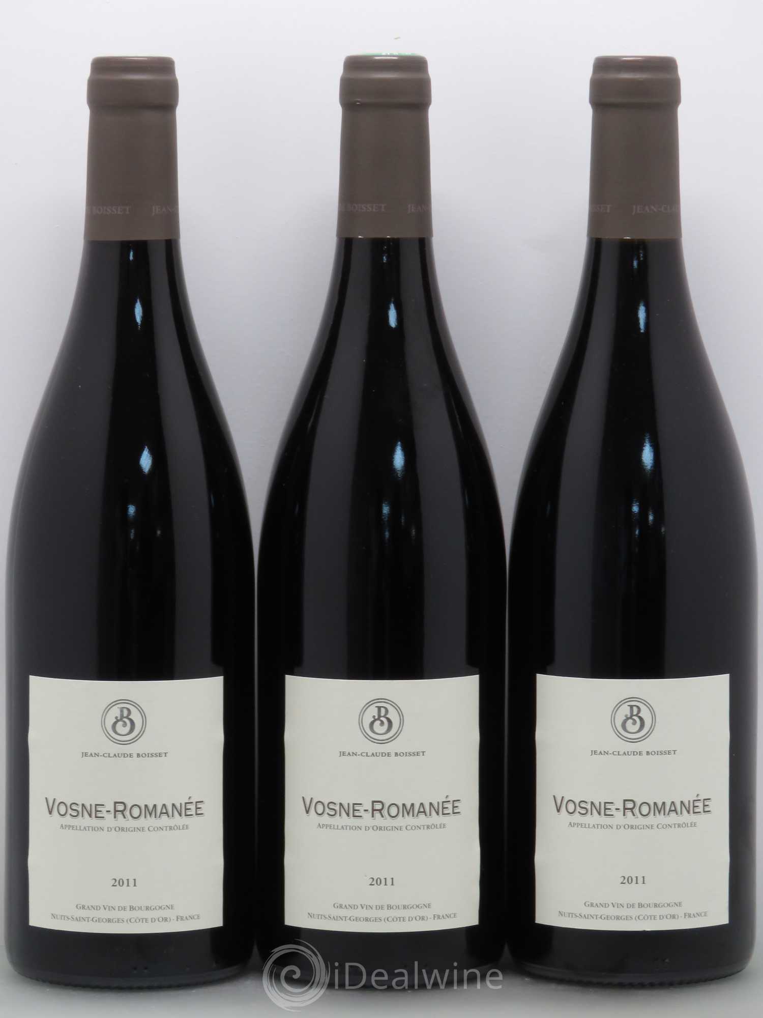 Vosne-Romanée JC Boisset 2011 - Lot de 3 bouteilles - 0