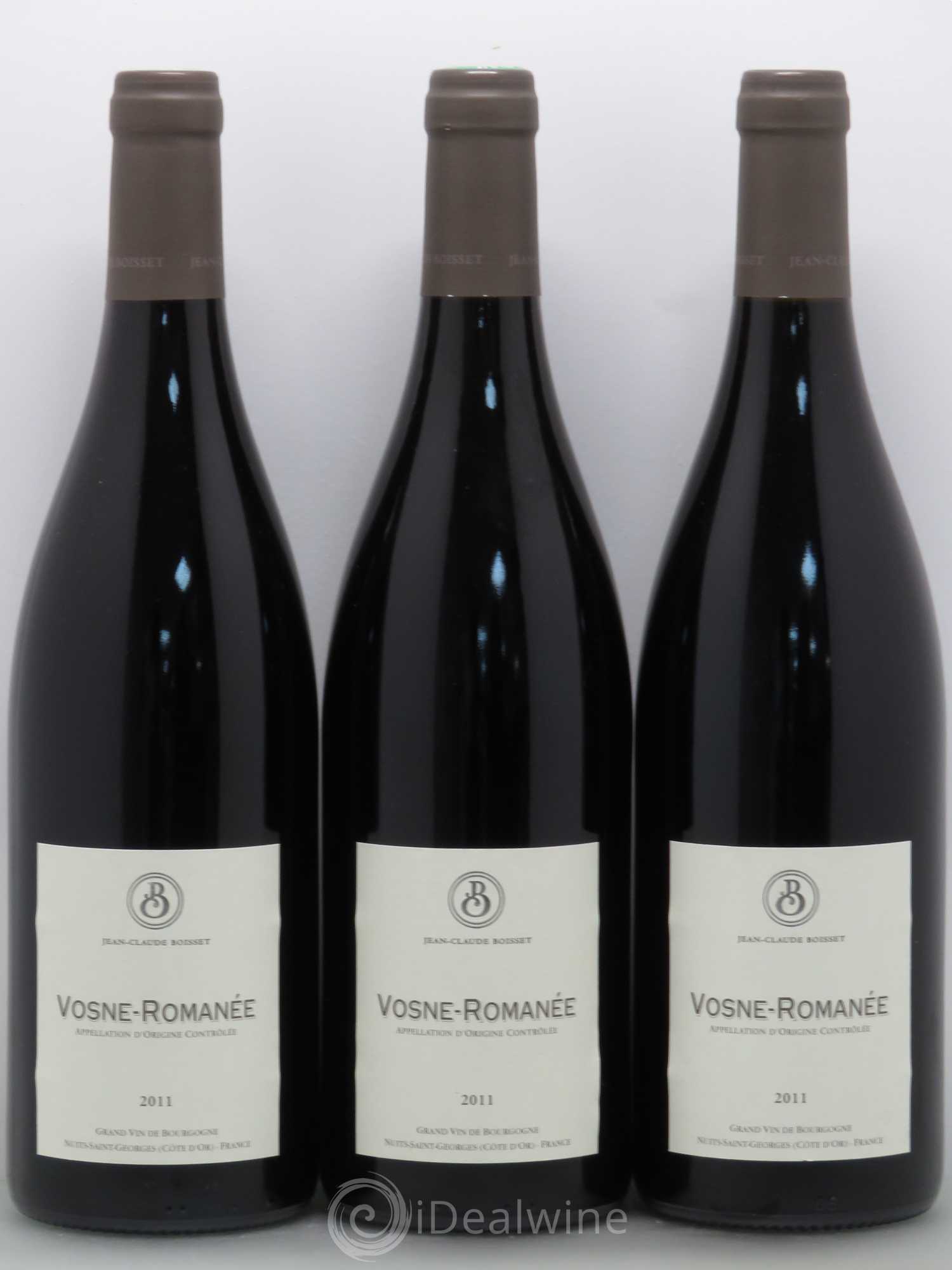 Vosne-Romanée JC Boisset 2011 - Lot de 3 bouteilles - 0