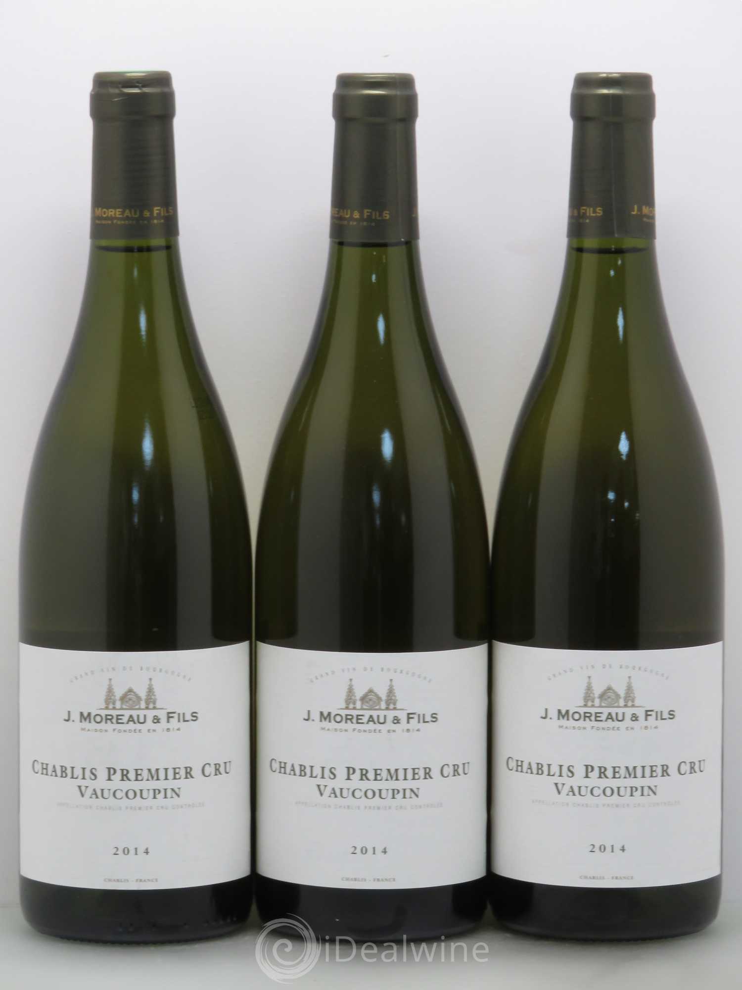 Chablis 1er Cru Vaucoupin Moreau 2014 - Posten von 6 Flaschen - 1