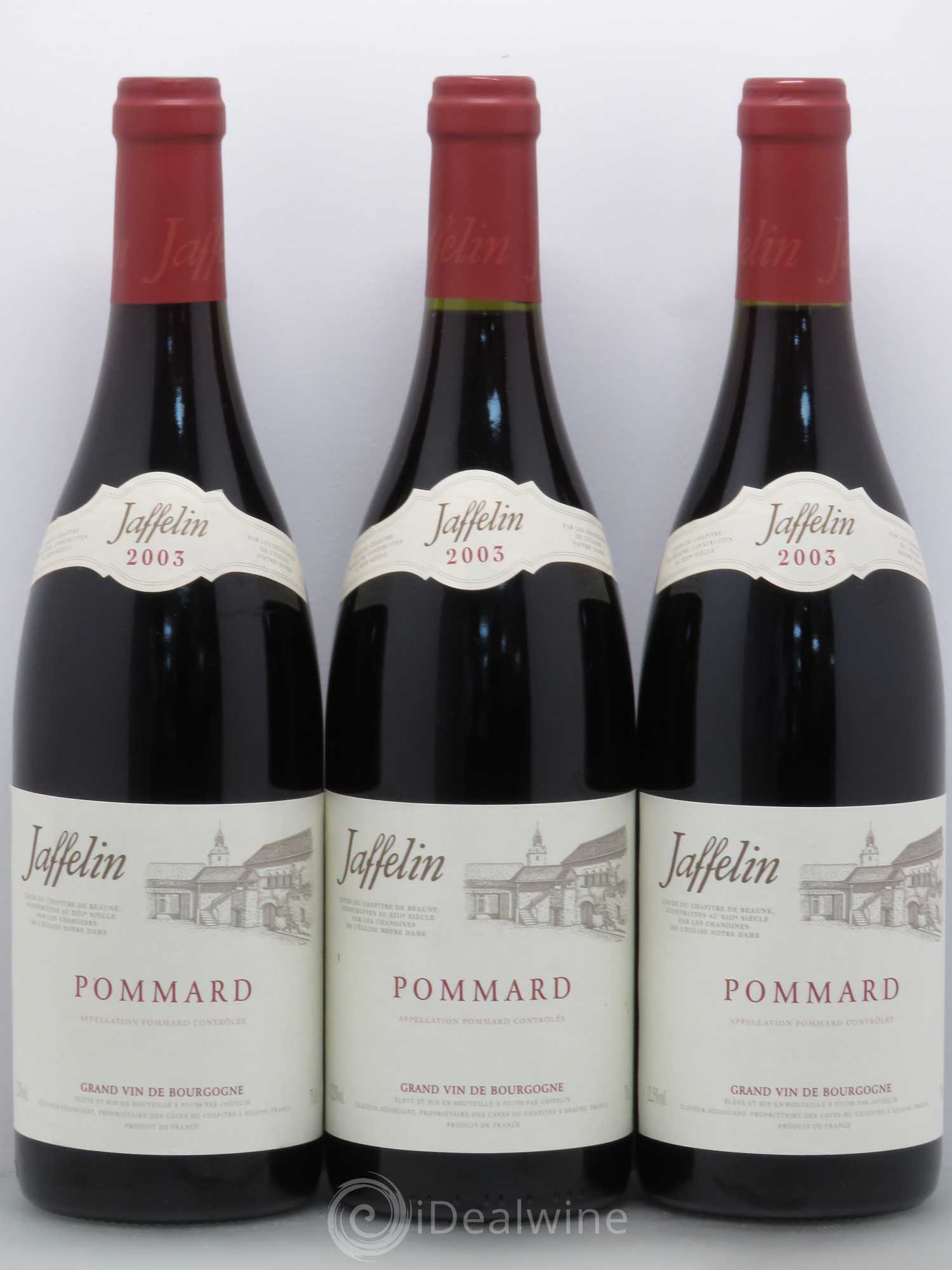 Pommard Jaffelin 2003 - Lot de 6 bouteilles - 1