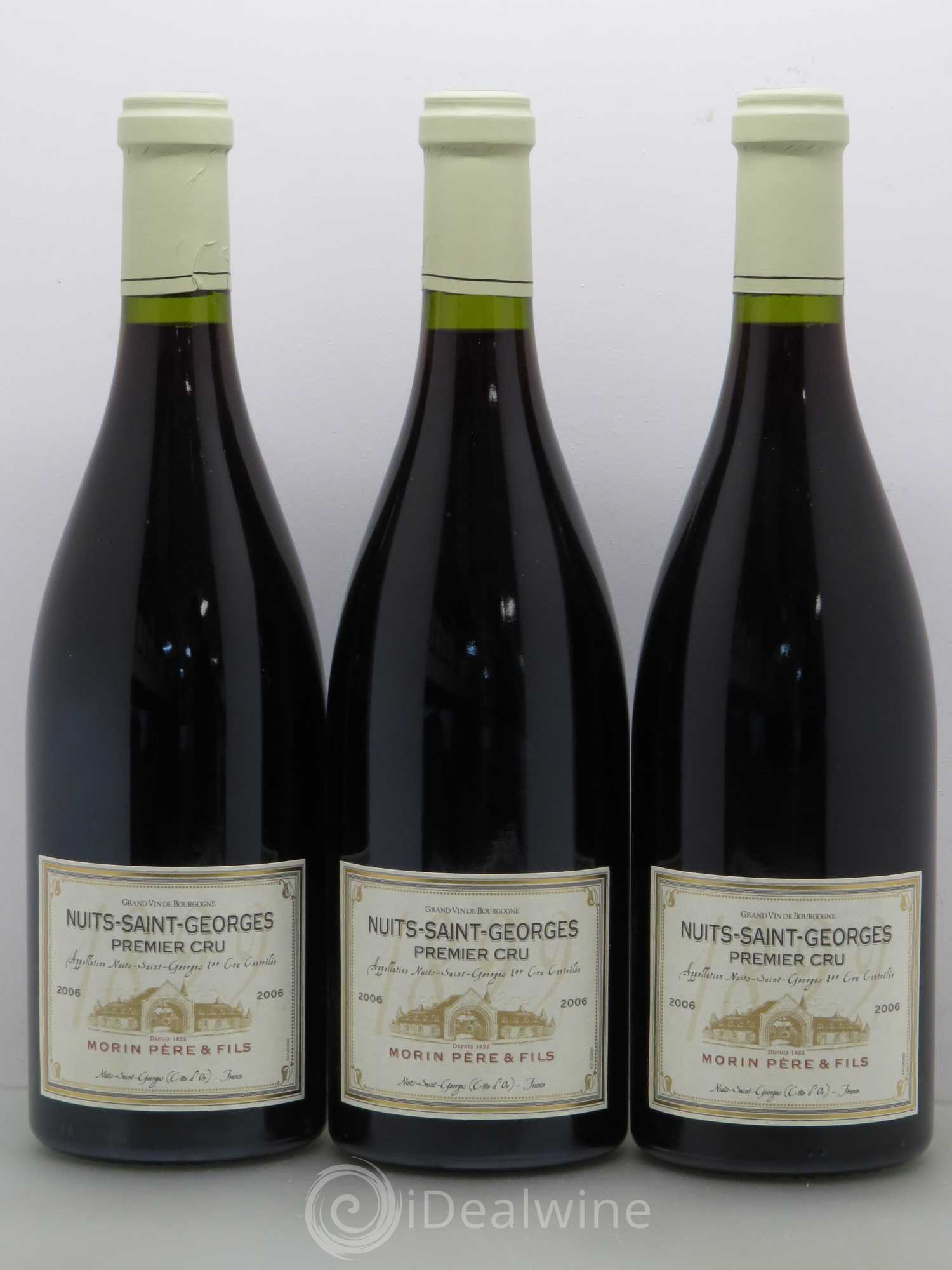 Nuits-Saint-Georges 1er Cru Morin 2006 - Lot de 6 bouteilles - 1