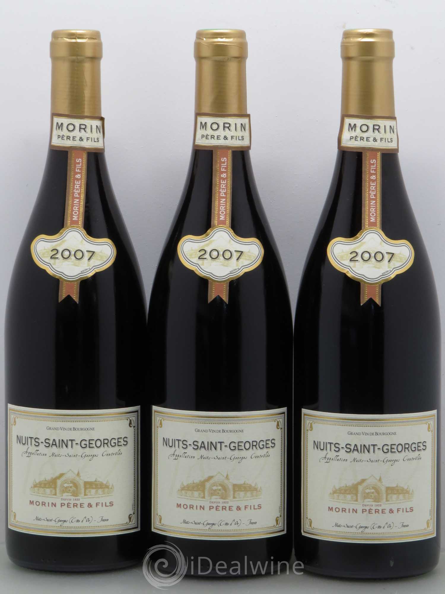 Nuits-Saint-Georges 1er Cru Nuits Saint Georges Morin 2007 - Lot de 6 bouteilles - 1